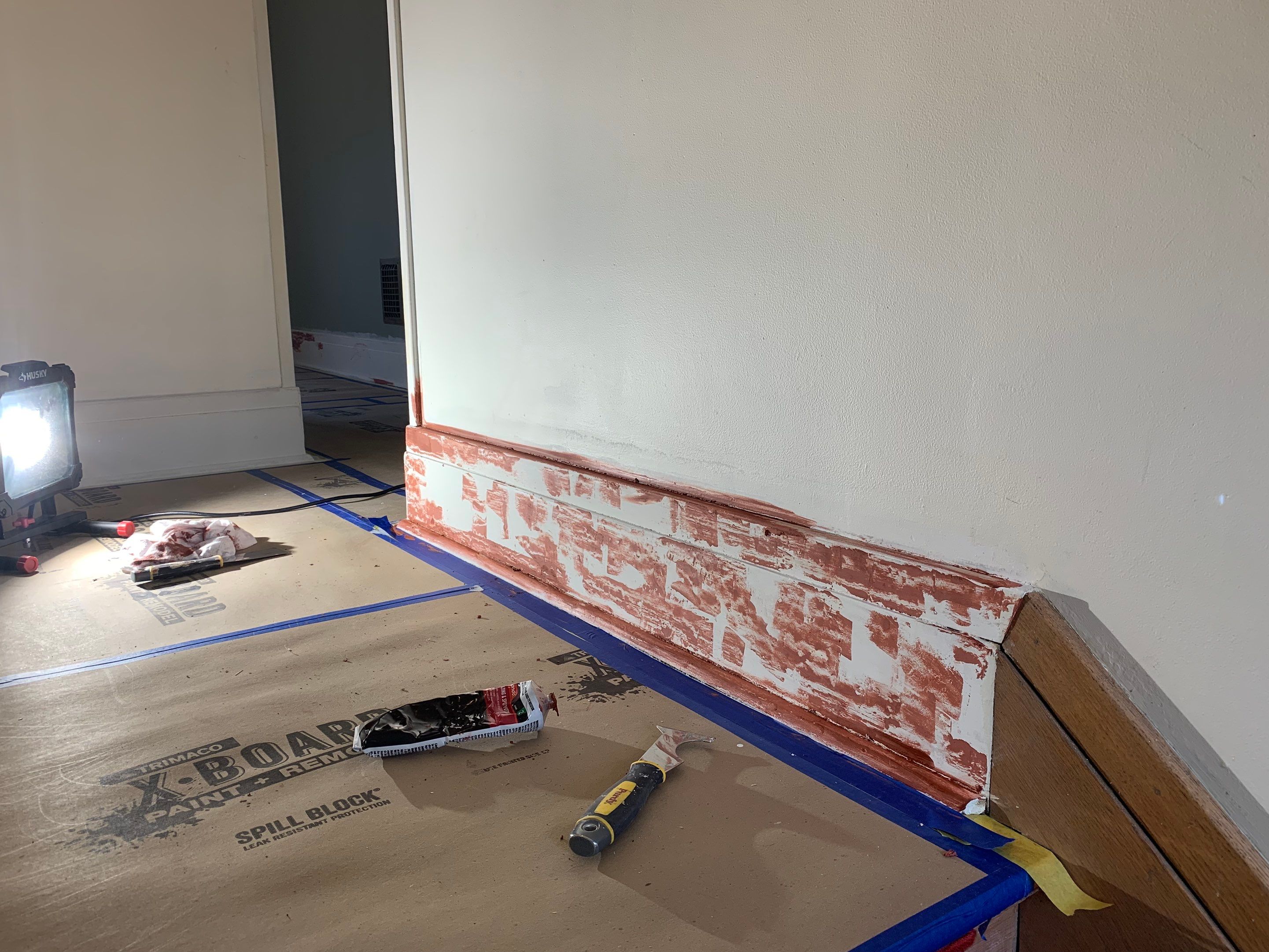 100 Year Old Trim Restoration by Empire Painting Services, LLC