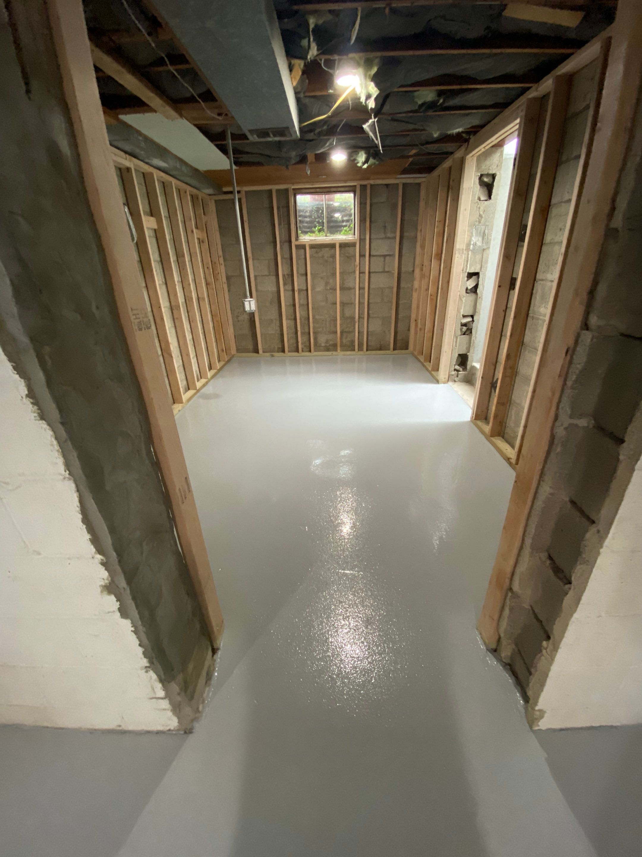 Basement + Garage Project in Pittsburgh by Floors in a Day, Inc