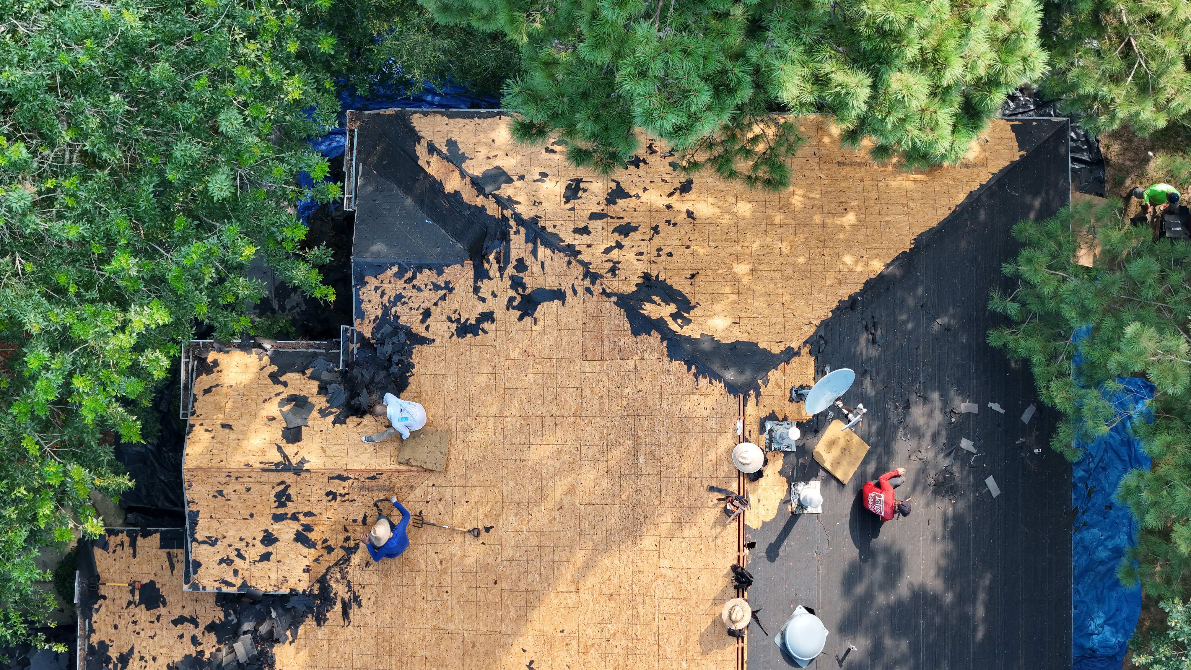 Complete Roof Replacement Under the Pines — The Woodlands Area, TX by PL Roofing & SB Roofing, LLC.