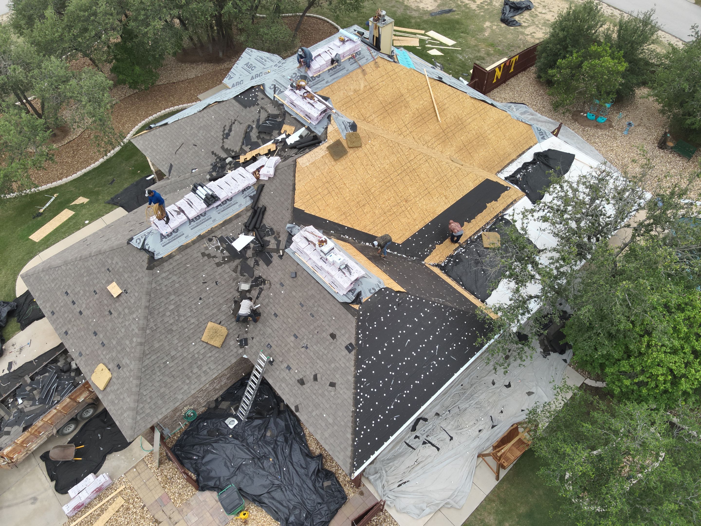 Residential Roof Replacement with Owens Corning - Duration - Sedona Canyon by Action Exteriors Austin