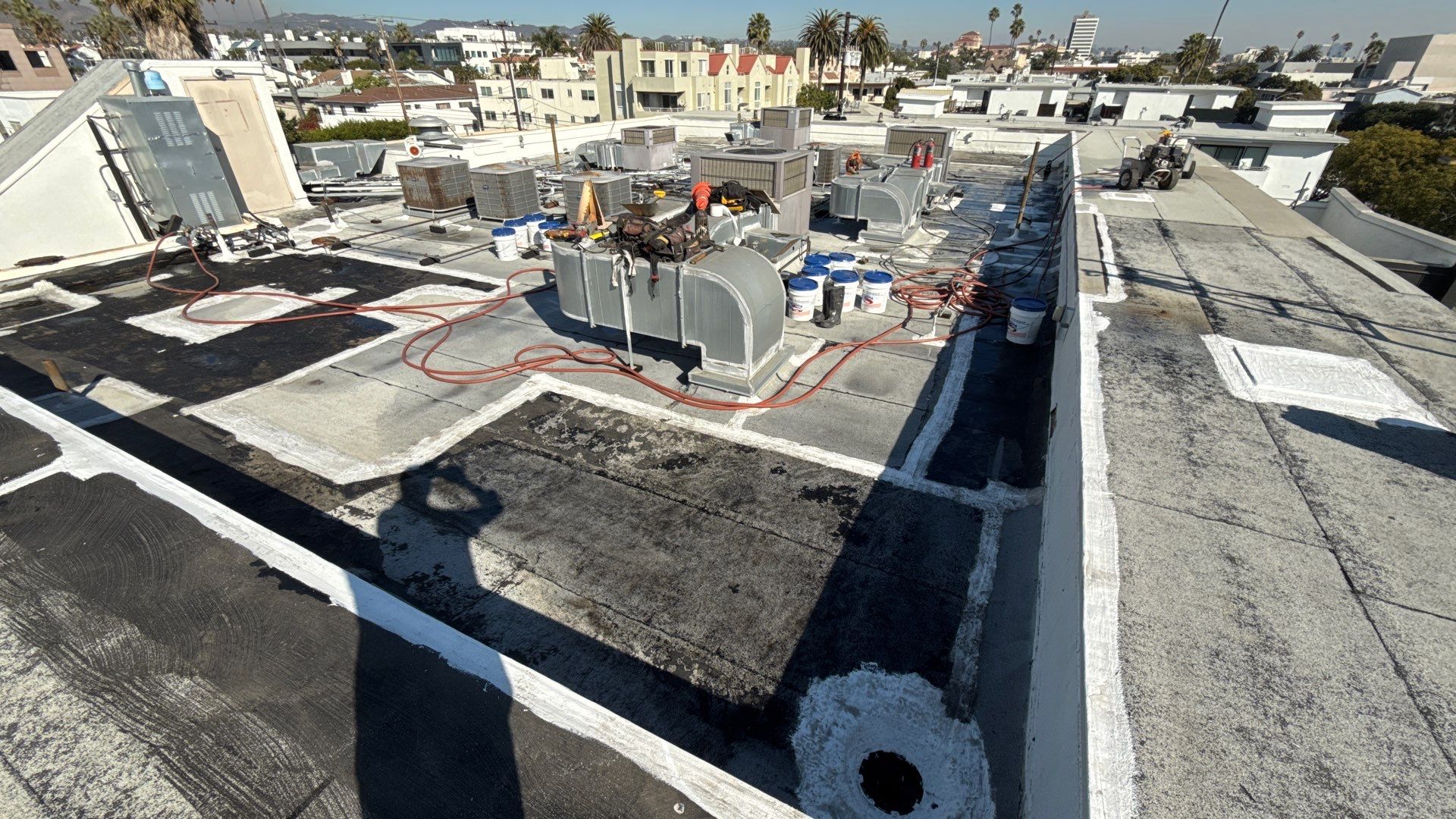 Pre-school in Santa Monica - Waterproofed with ASC Silicone Membrane System by Hull Brothers Roofing