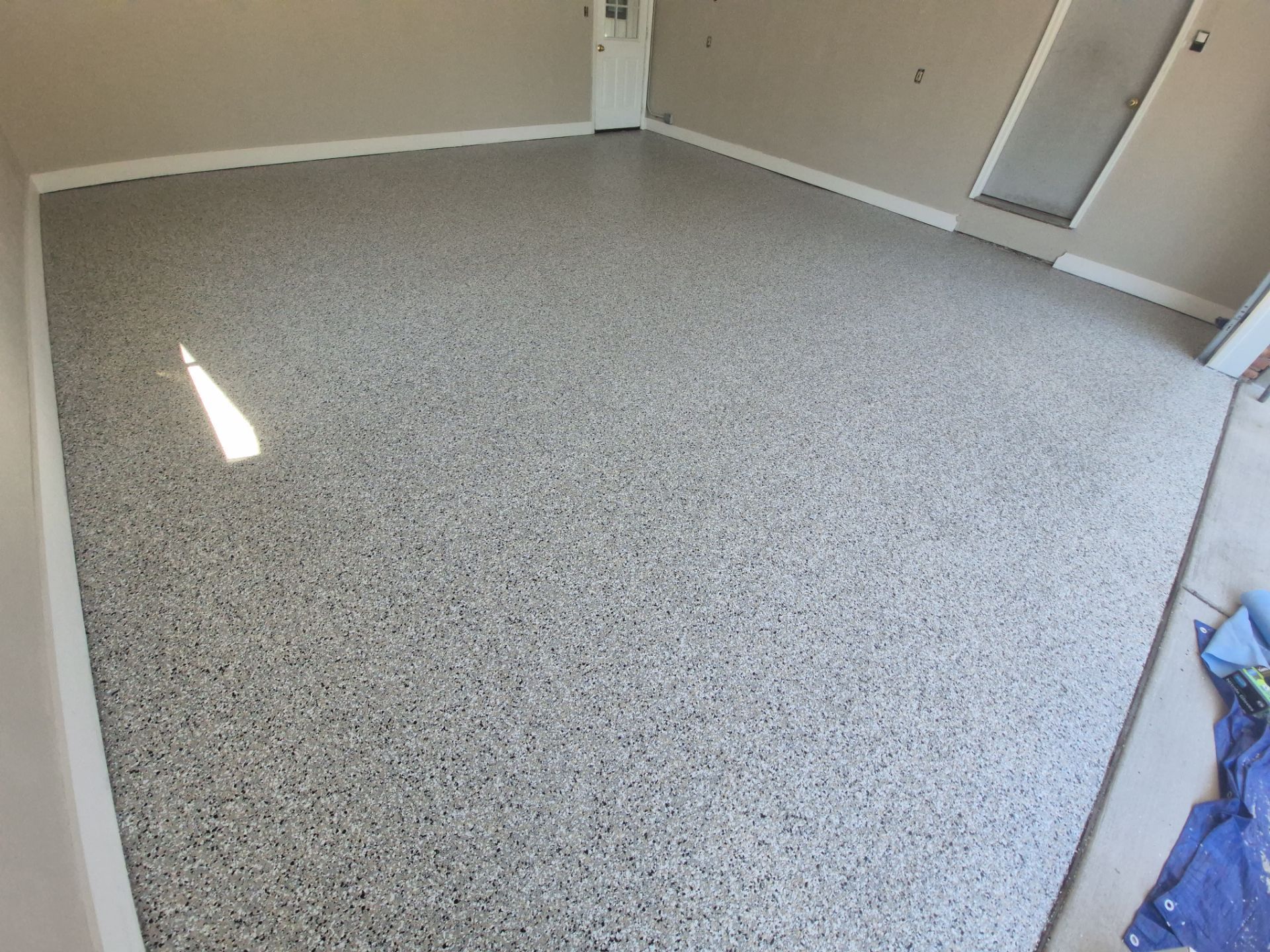 Garage in Mt. Pleasant by Wise Coatings of Central Michigan