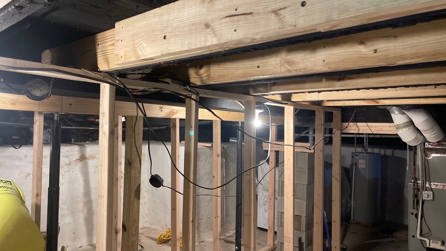 Basement Structural Carpentry by Toledo Basement Repair