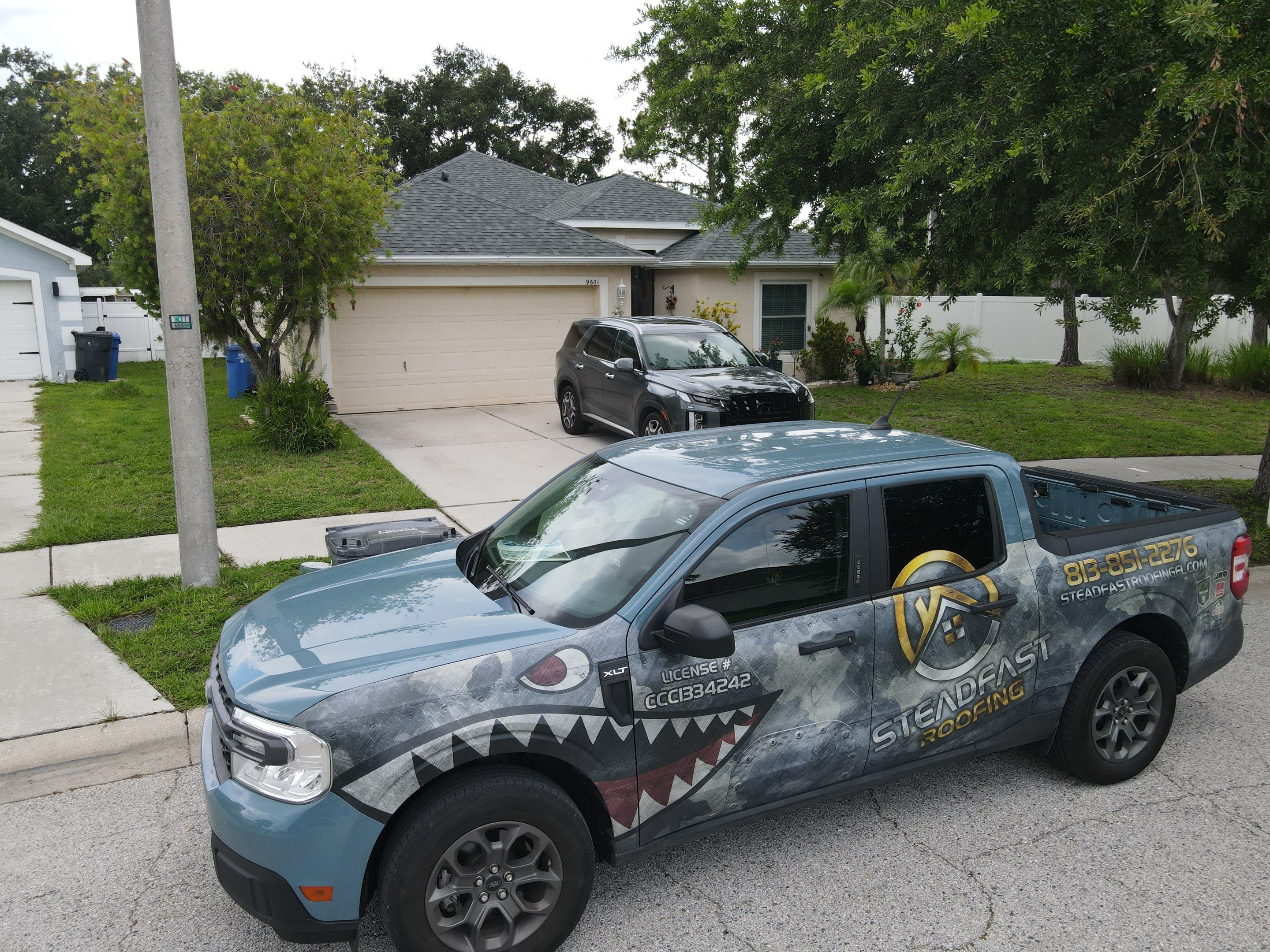 Roof Replacement in Gibsonton, FL. by Steadfast Roofing