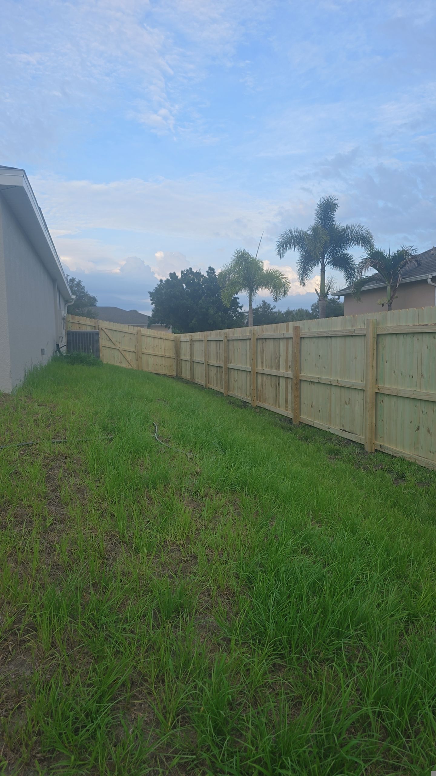Pressure-Treated Wood Privacy Fence Installation in Port Charlotte by True Fence LLC