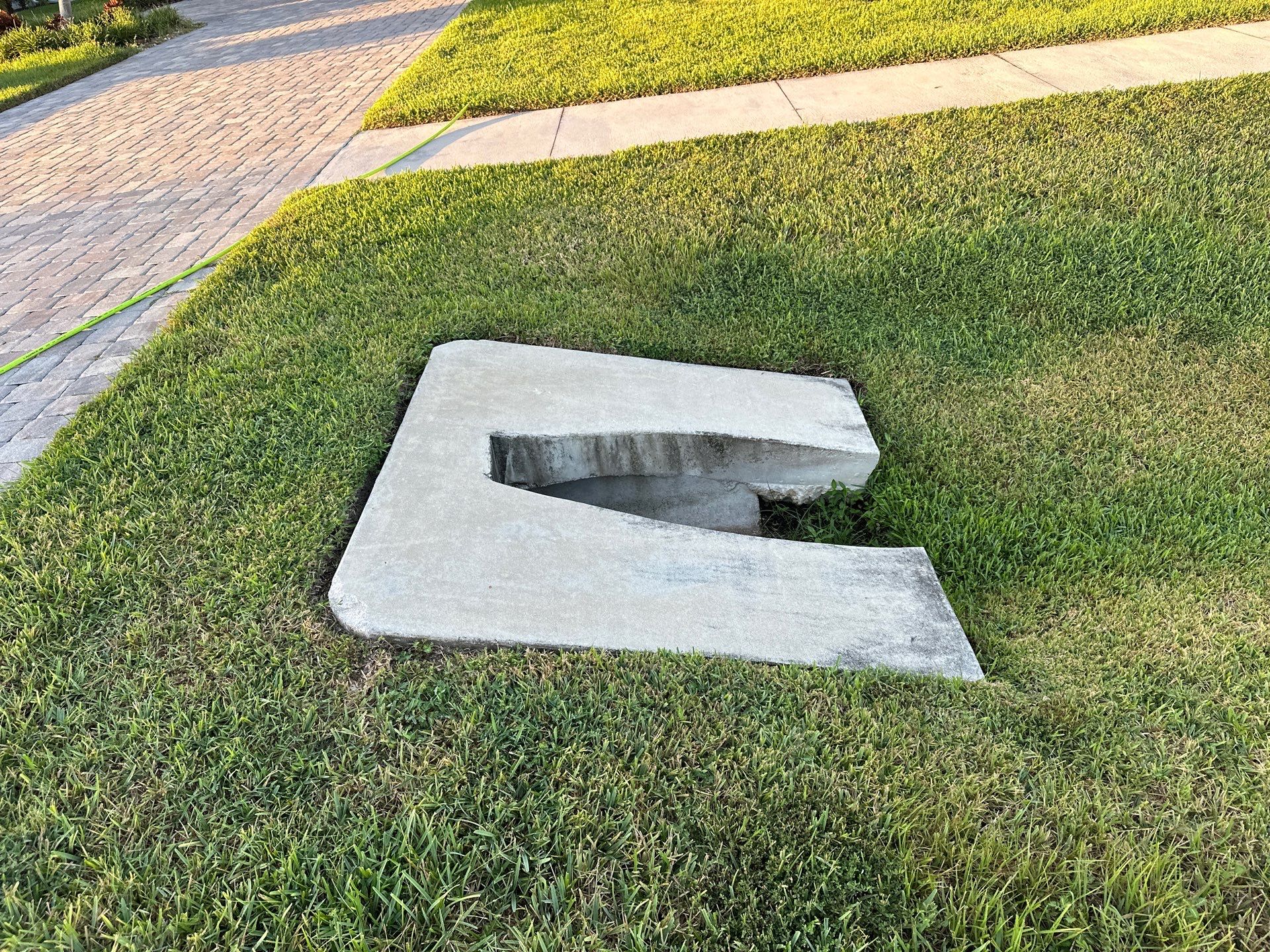 Paver Driveway, Sidewalk, and Pool Deck Cleaning in Winding River Community, Bradenton, FL by Sunshine AquaWash