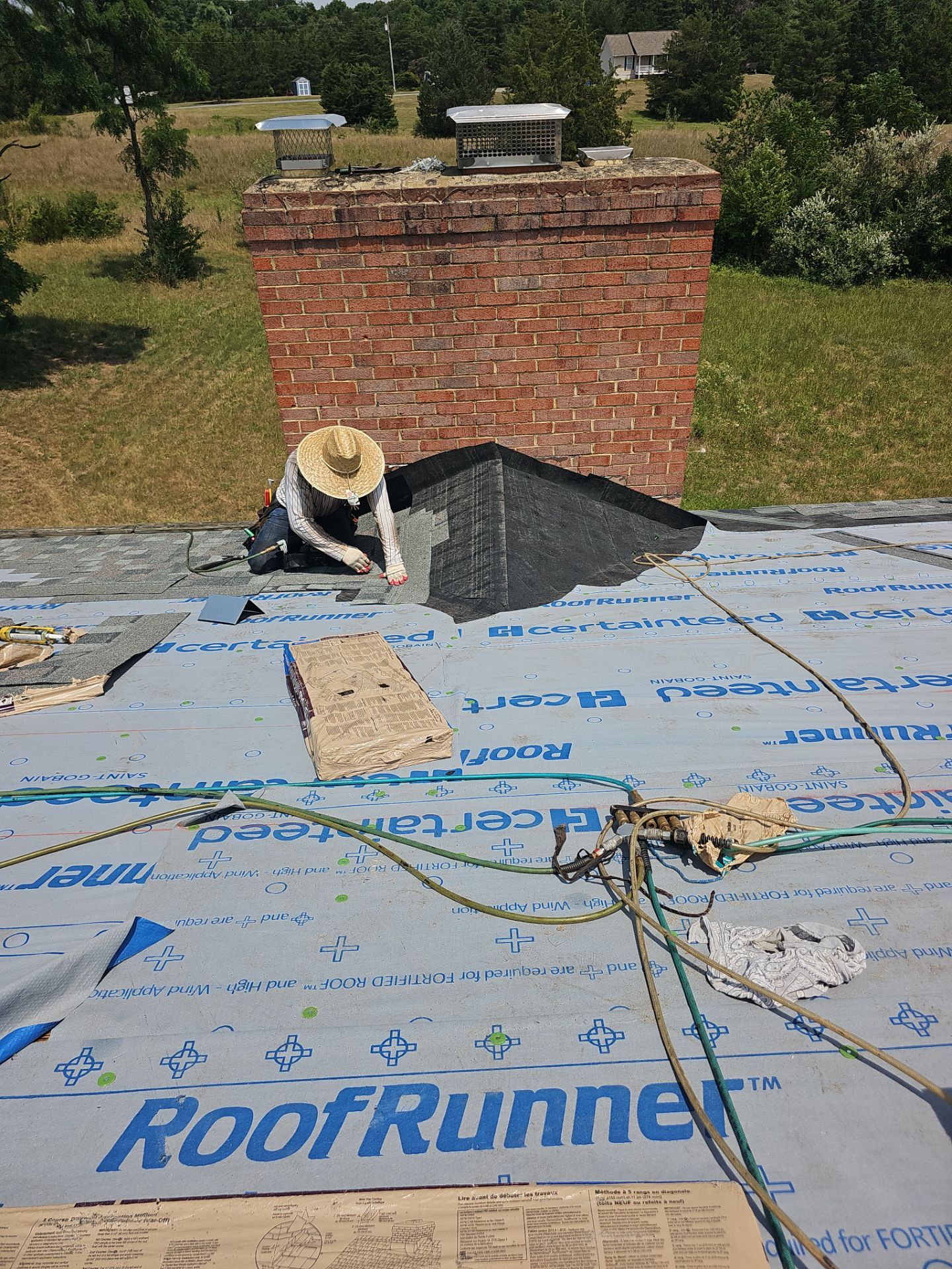 Roof Replacement - Colonial Slate by Winchester Roofing