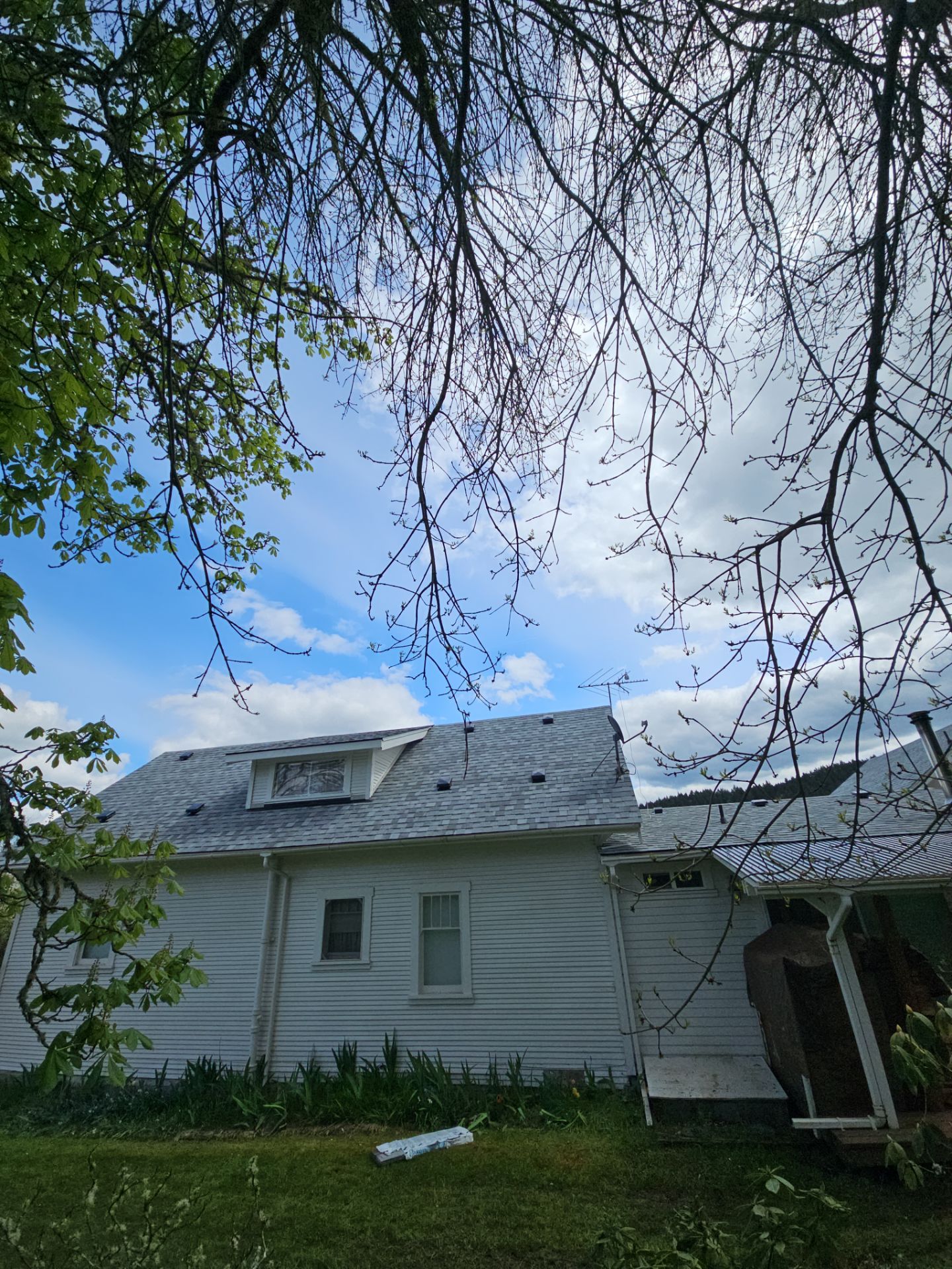 Residential Roofing Installation using IKO Dynasty (Color: Frostone Grey) by Orezona Building & Roofing Company, Inc.