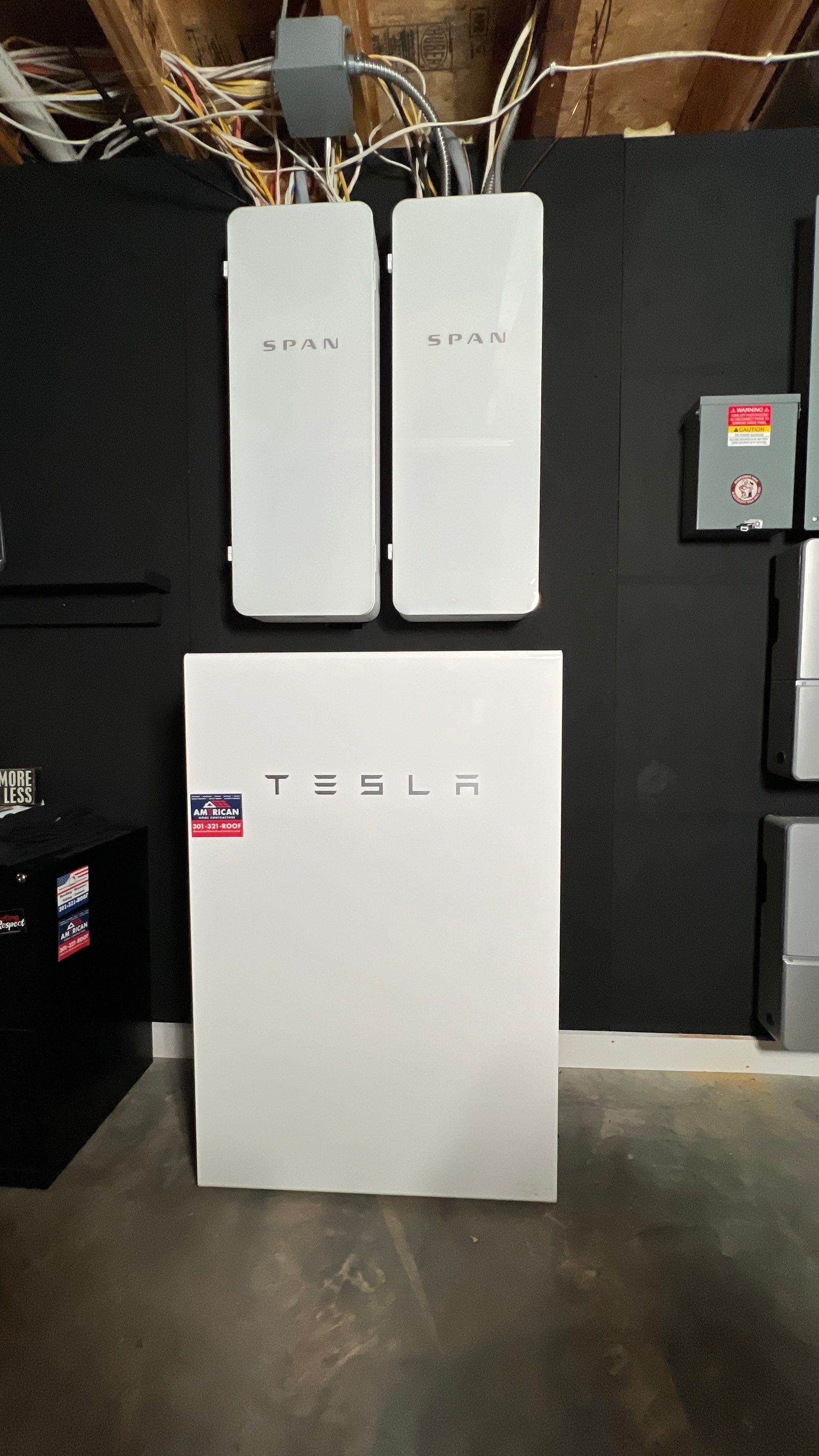 SPAN Panel + Tesla Powerwall 2 Installation by American Home Contractors