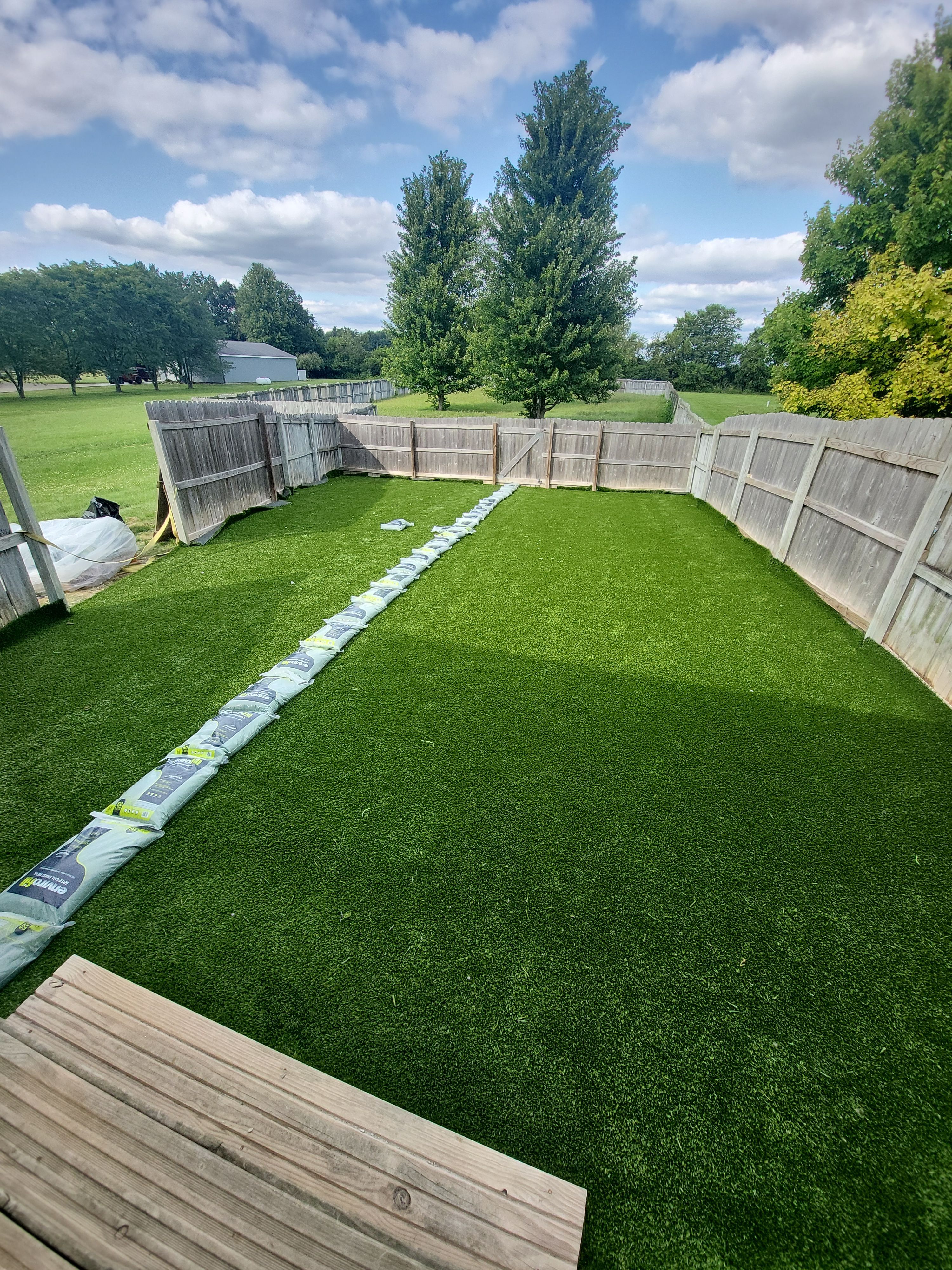 Synthetic Turf Pet Lawn Installation in Hilliard by Southwest Greens Midwest