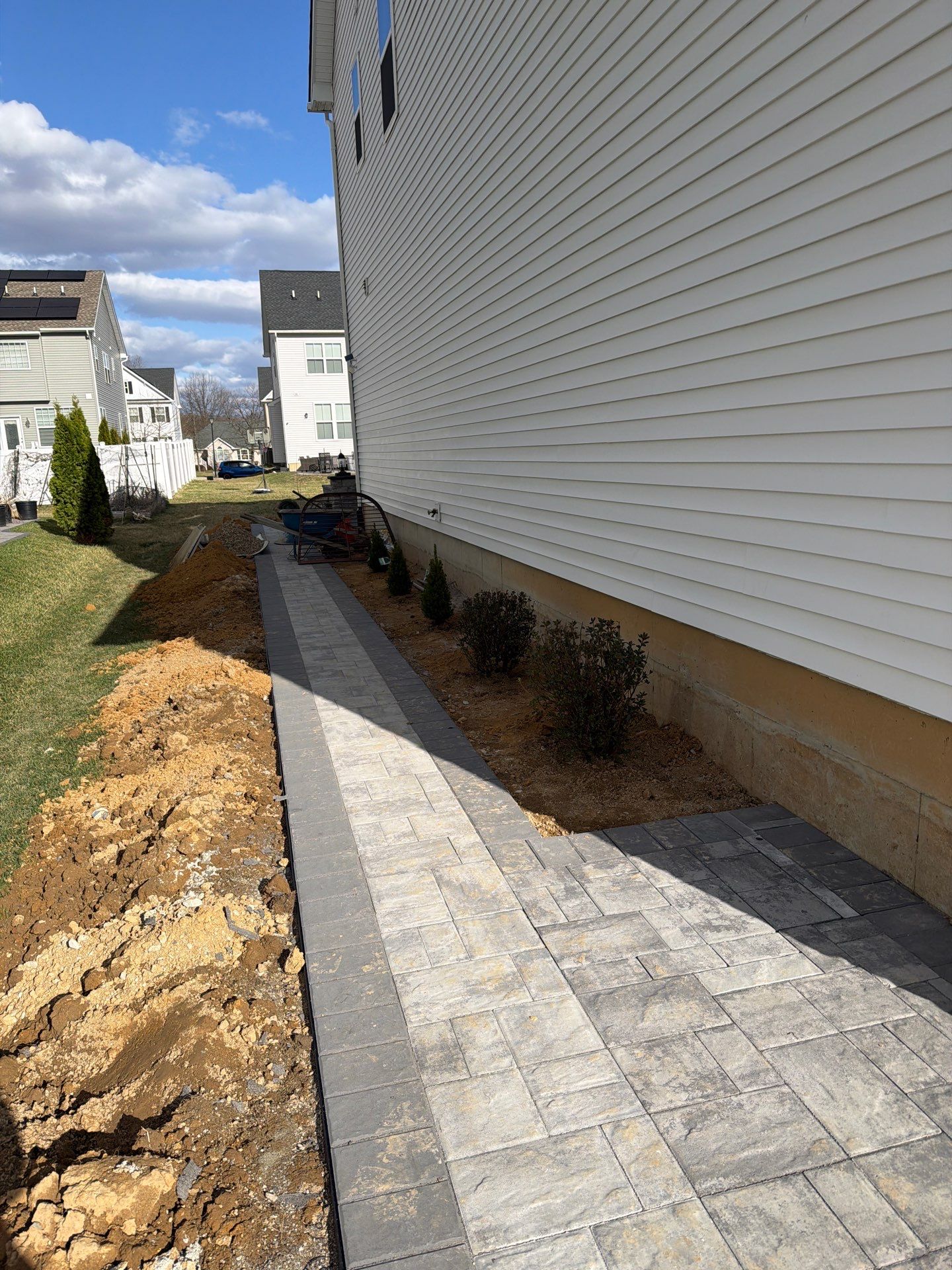 Custom Belgard Paver Patio Design & Installation in Delaware by Studio G Indoor Spaces & Outdoor Living