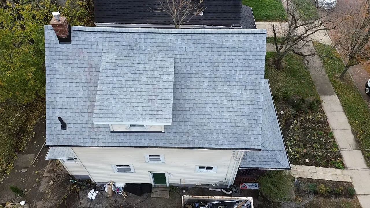 Atlas Pinnacle, Color, Oyster Shell, Drip Edge, Color, White by Eagle Eye Roofing