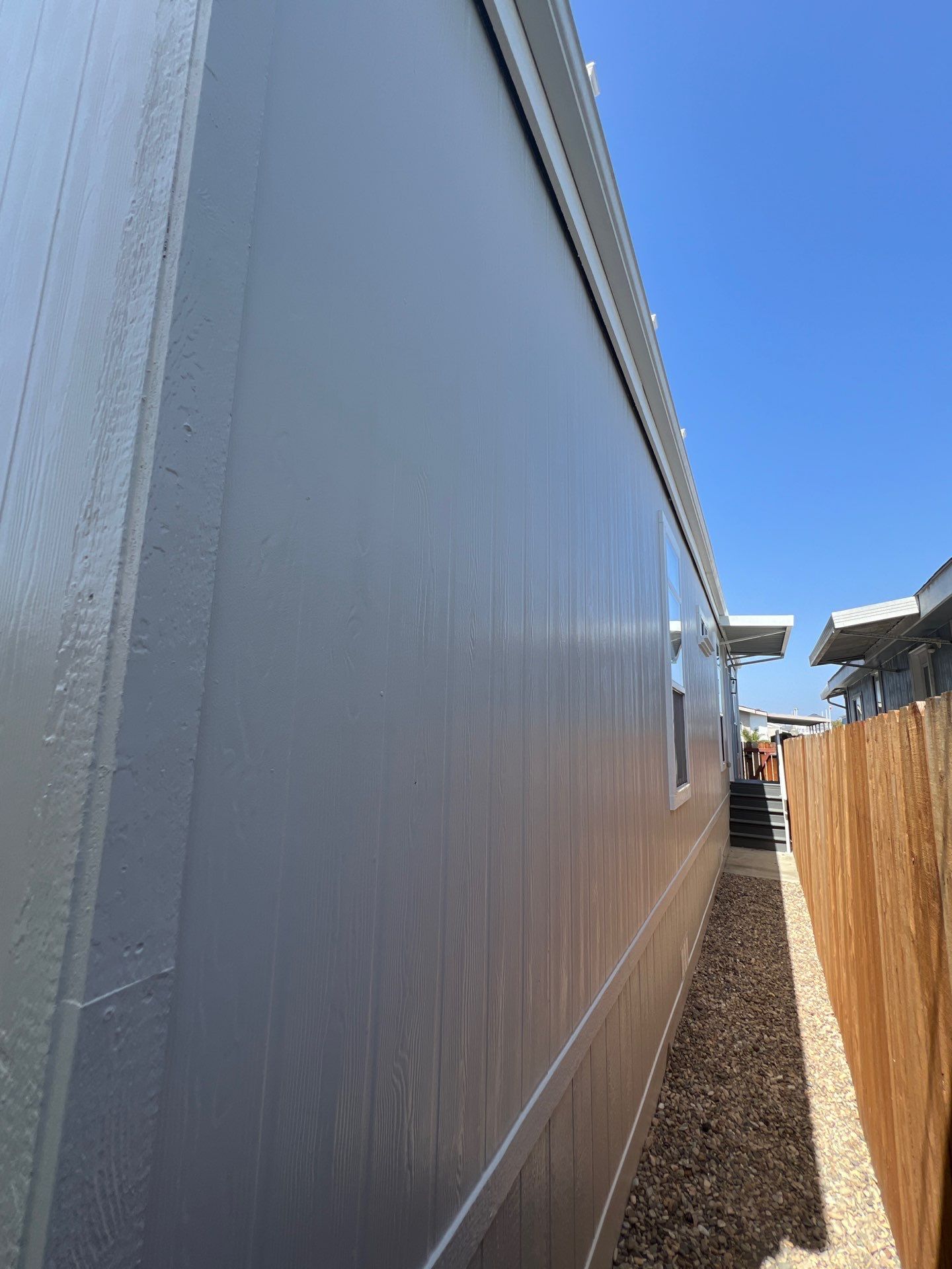 Complete Exterior Painting of a PCH Mobile Home by Beach City Painting