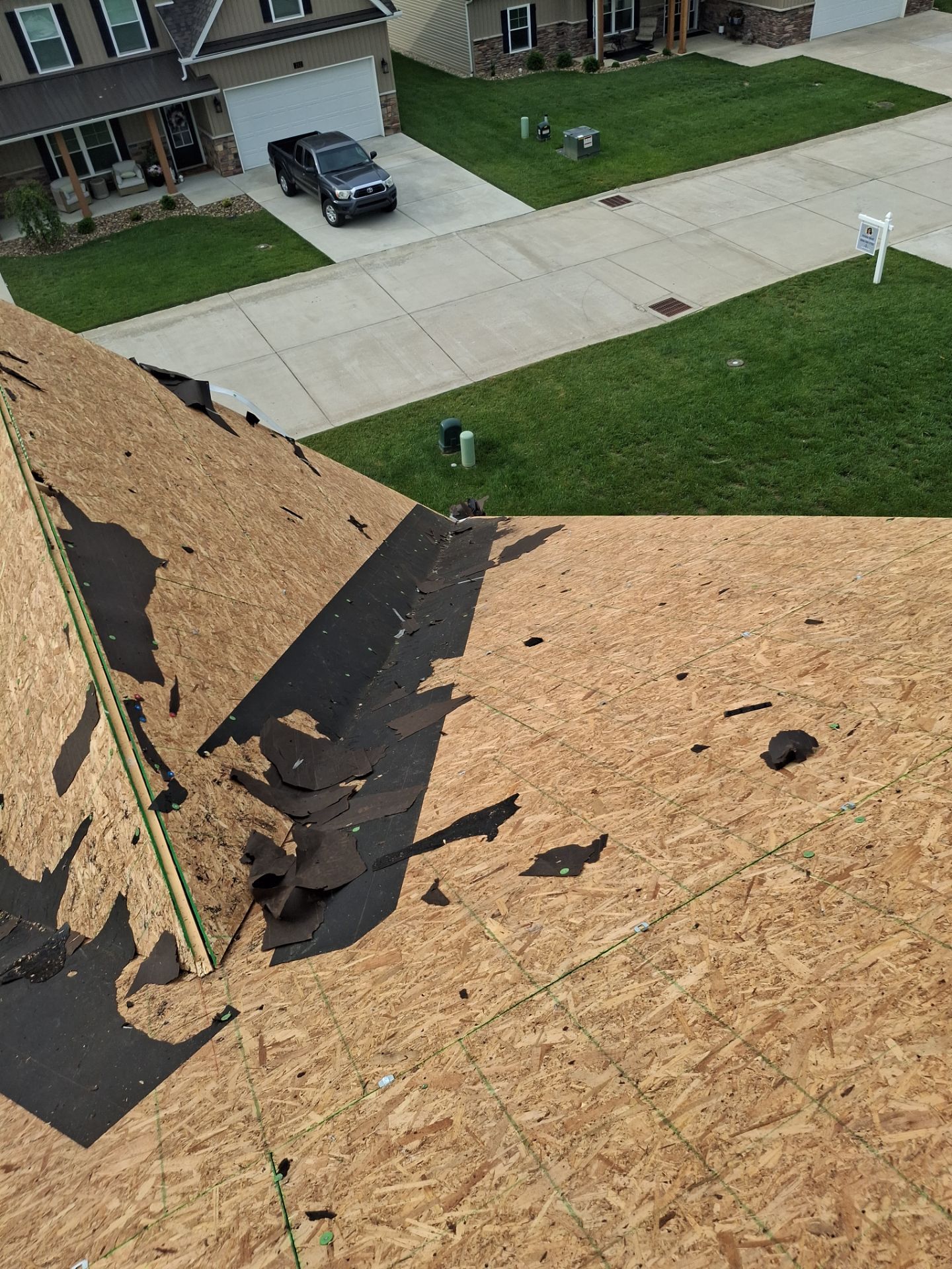 Residential Roofing Installation using GAF Timberline HDZ Barkwood by Rainstoppers Roofing