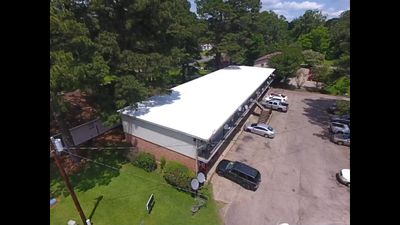 Commercial Roofing Installation using 60 mil PVC