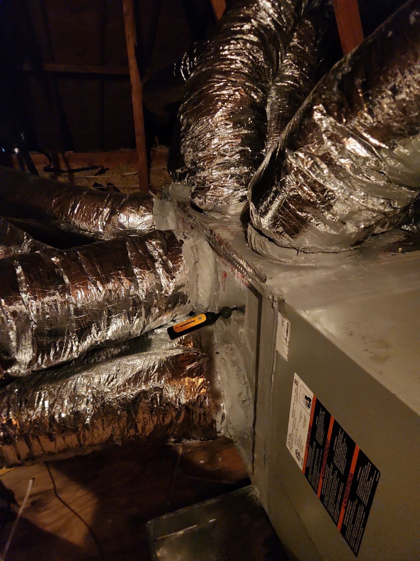 Trane HVAC System Service and Attic Ductwork Sealing in San Antonio by Premier Pros