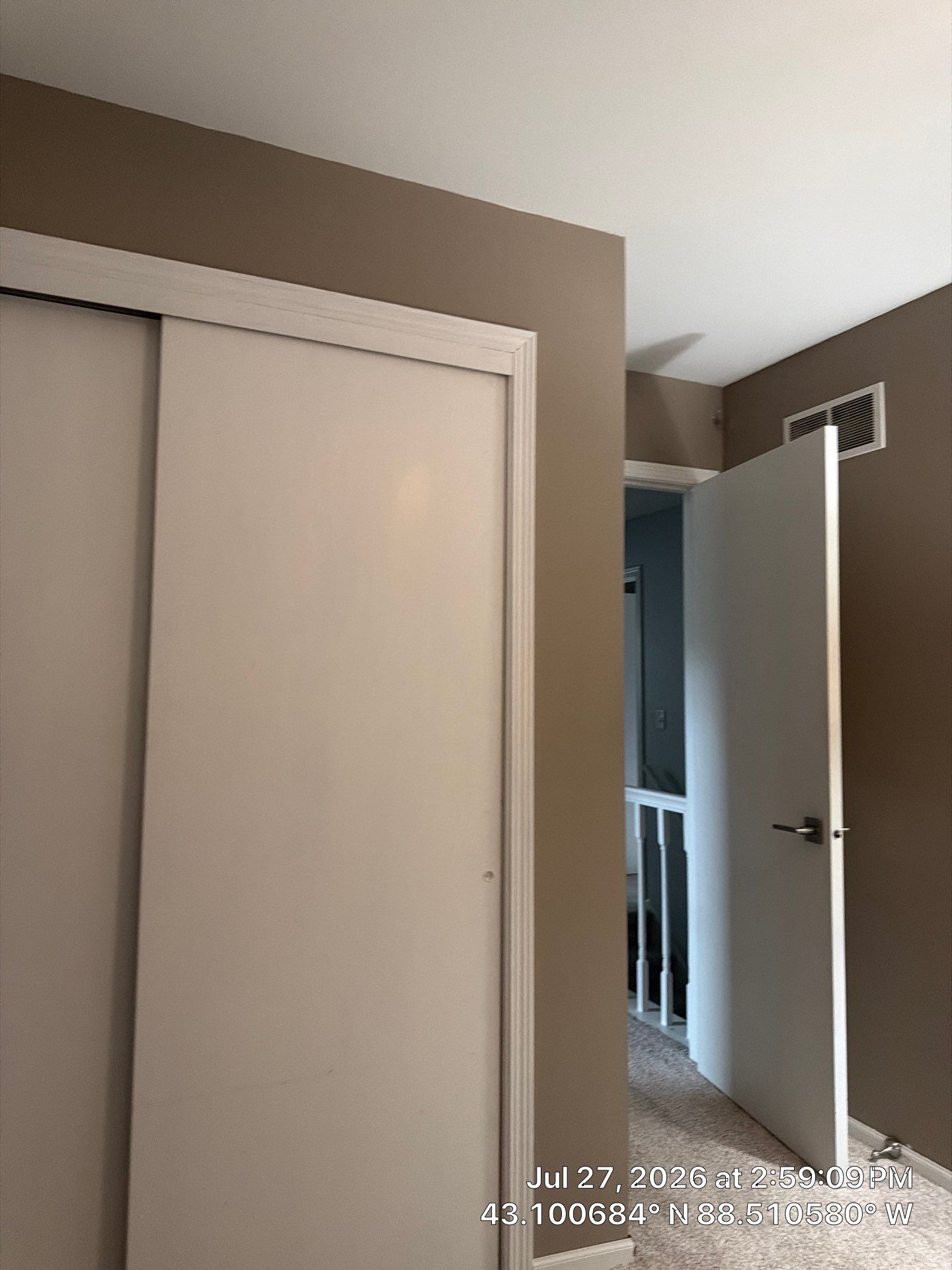 Interior Closet Door Replacement and Trim Work in Oconomowoc by CompanyCam Sales Demo