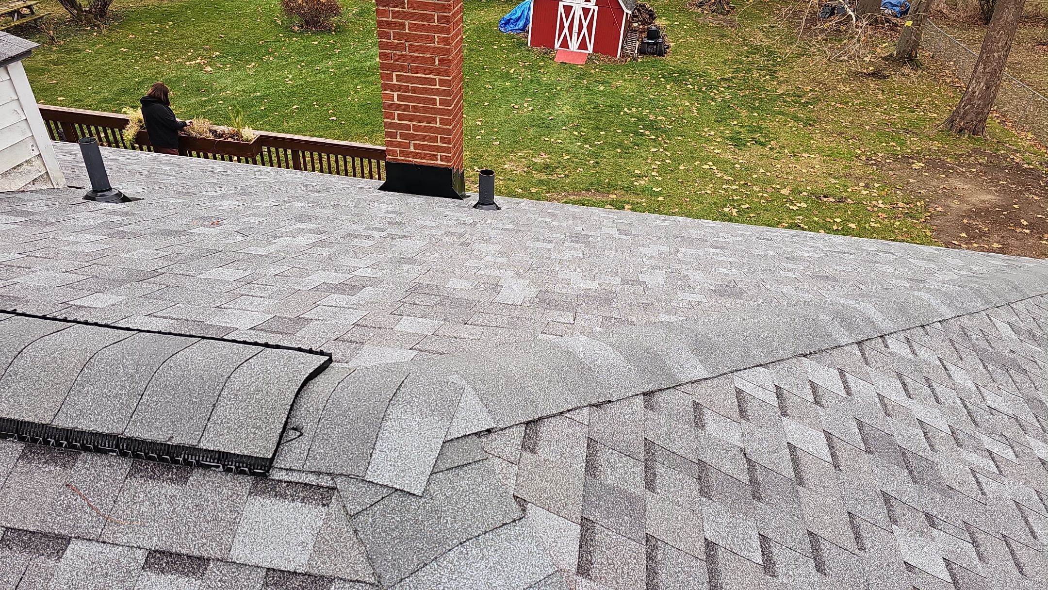 ATLAS PINNACLE COLOR: COASTAL GRANITE DRIP EDGE: TUXEDO GRAY by Eagle Eye Roofing