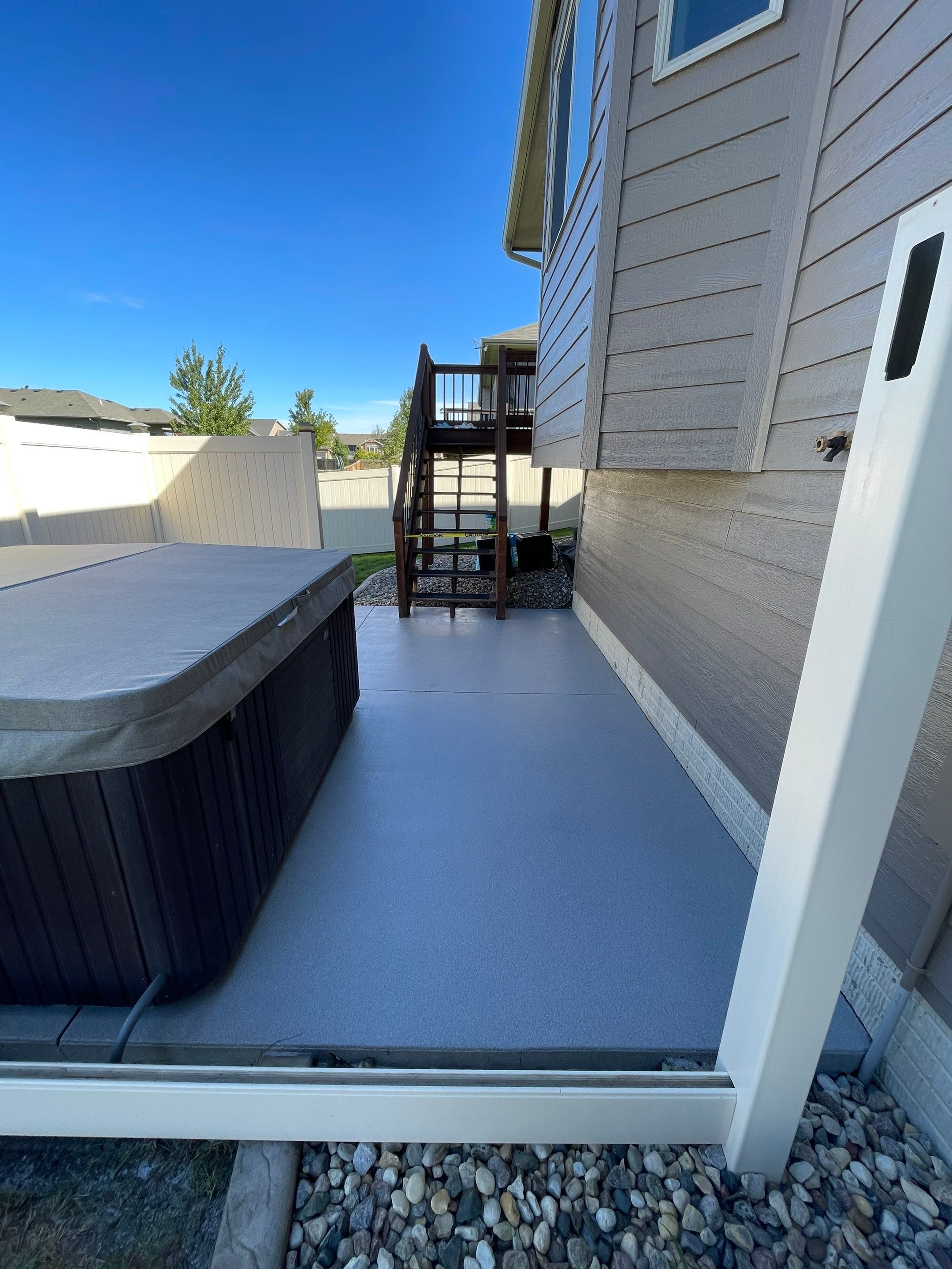 Garage and Patio Concrete Coatings in Sioux Falls by Select Painting, Coatings & Garage Cabinets