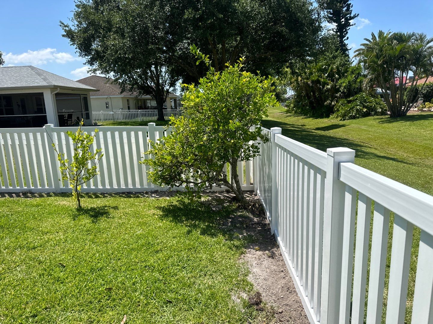 White Vinyl Picket Fence using 4Ft White Vinyl Picket Fence by Asap fence and gates, LLC