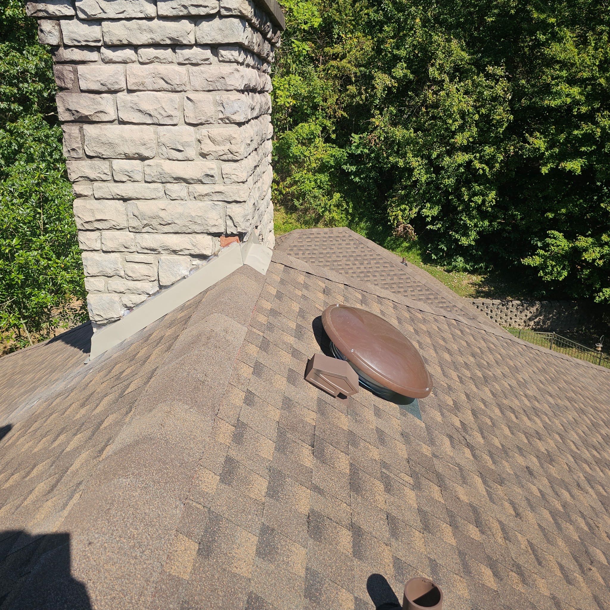 Residential Roofing Installation using GAF Timberline HDZ Barkwood by Rainstoppers Roofing