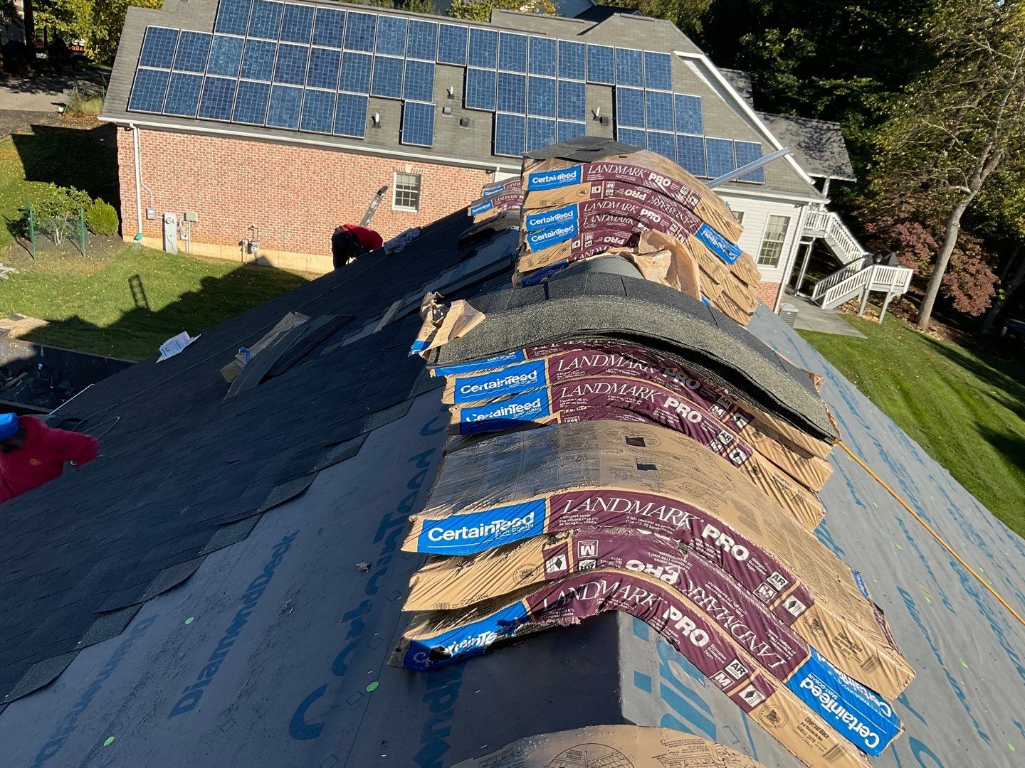 Residential Roofing Installation by Alpha Design Services