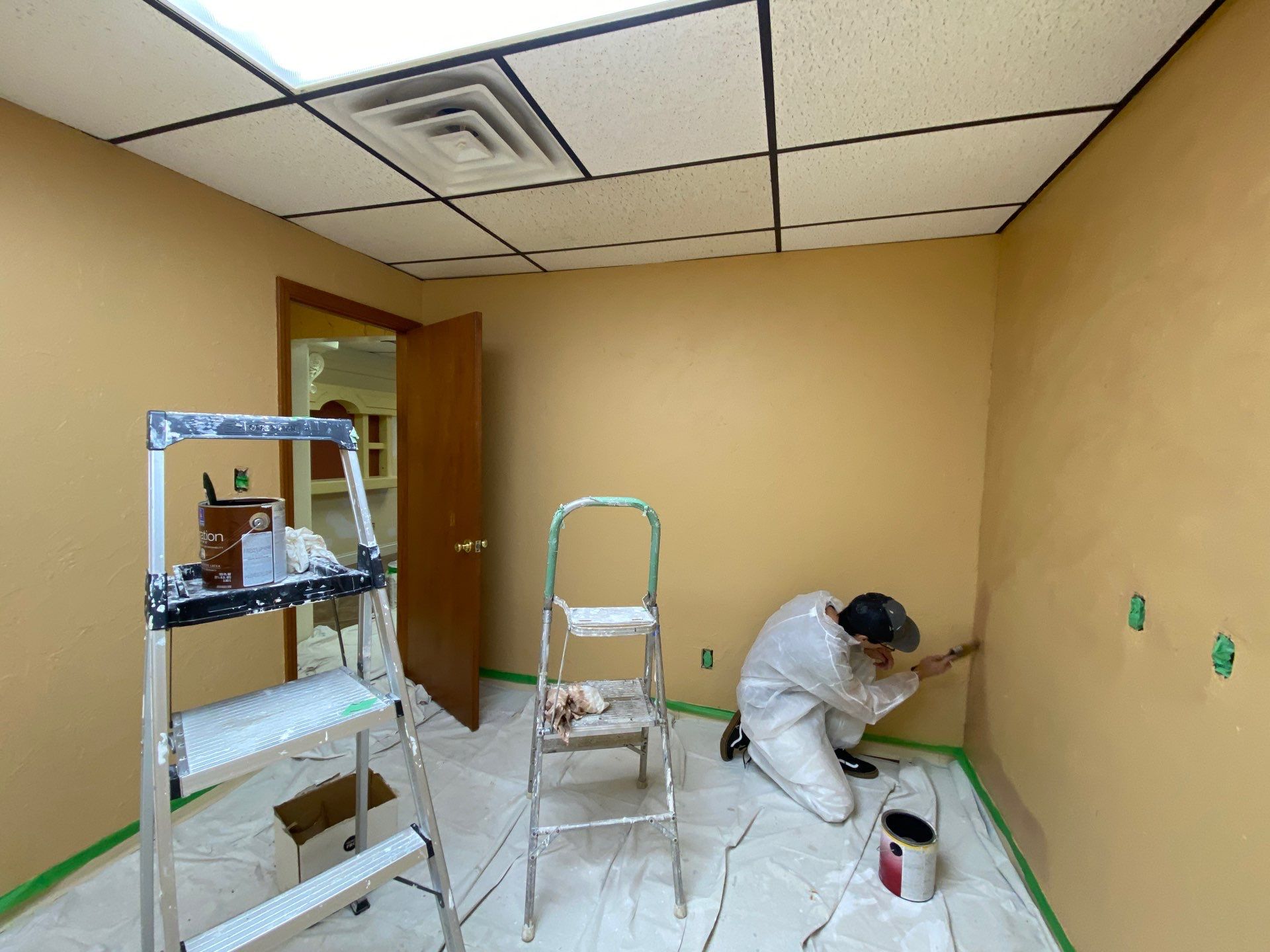 Glazed Office Space by Duncan Painting And Wallcovering