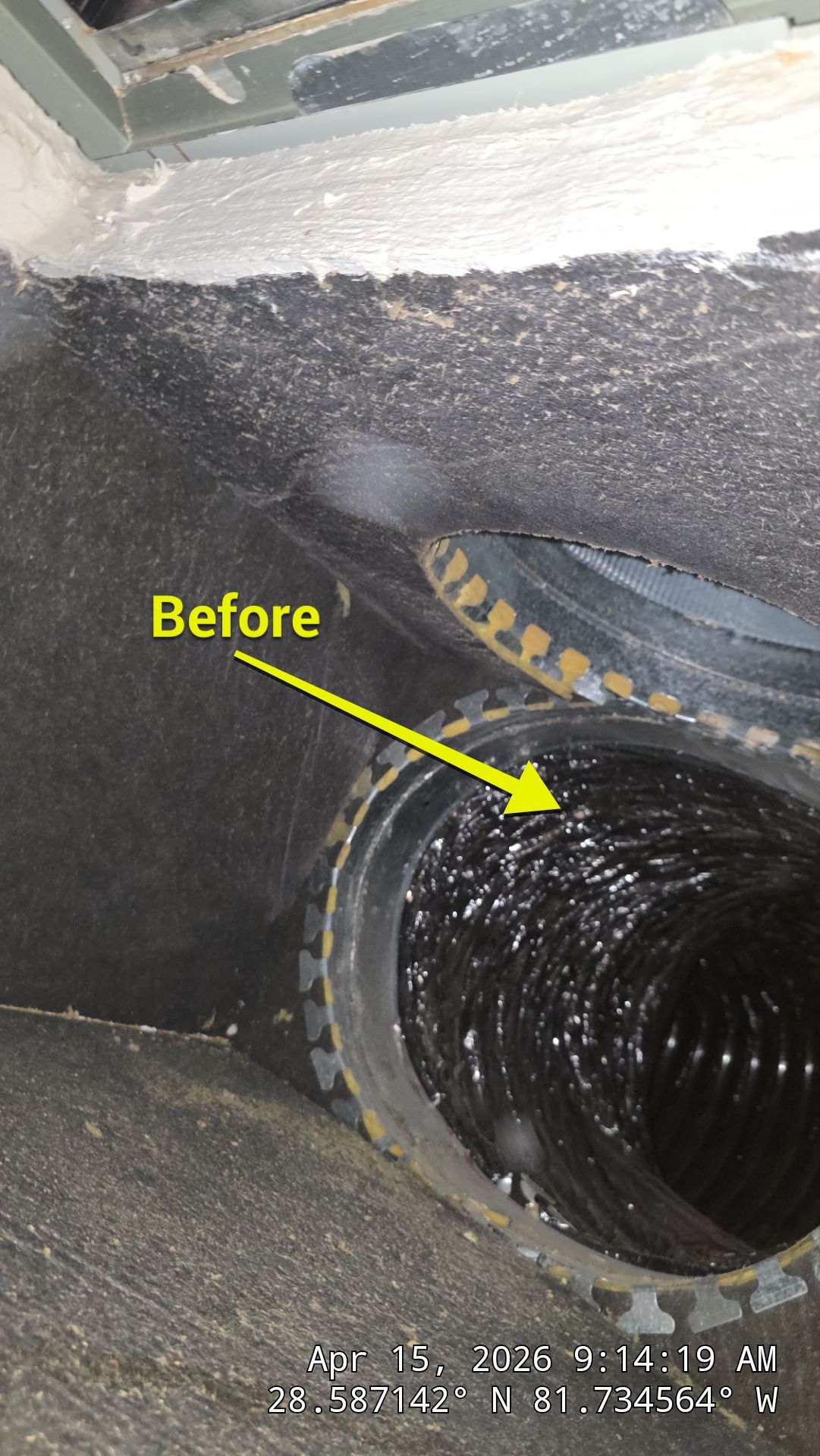 Air Duct Bath Fan Cleaning in Clermont by Hygienic Air, Inc