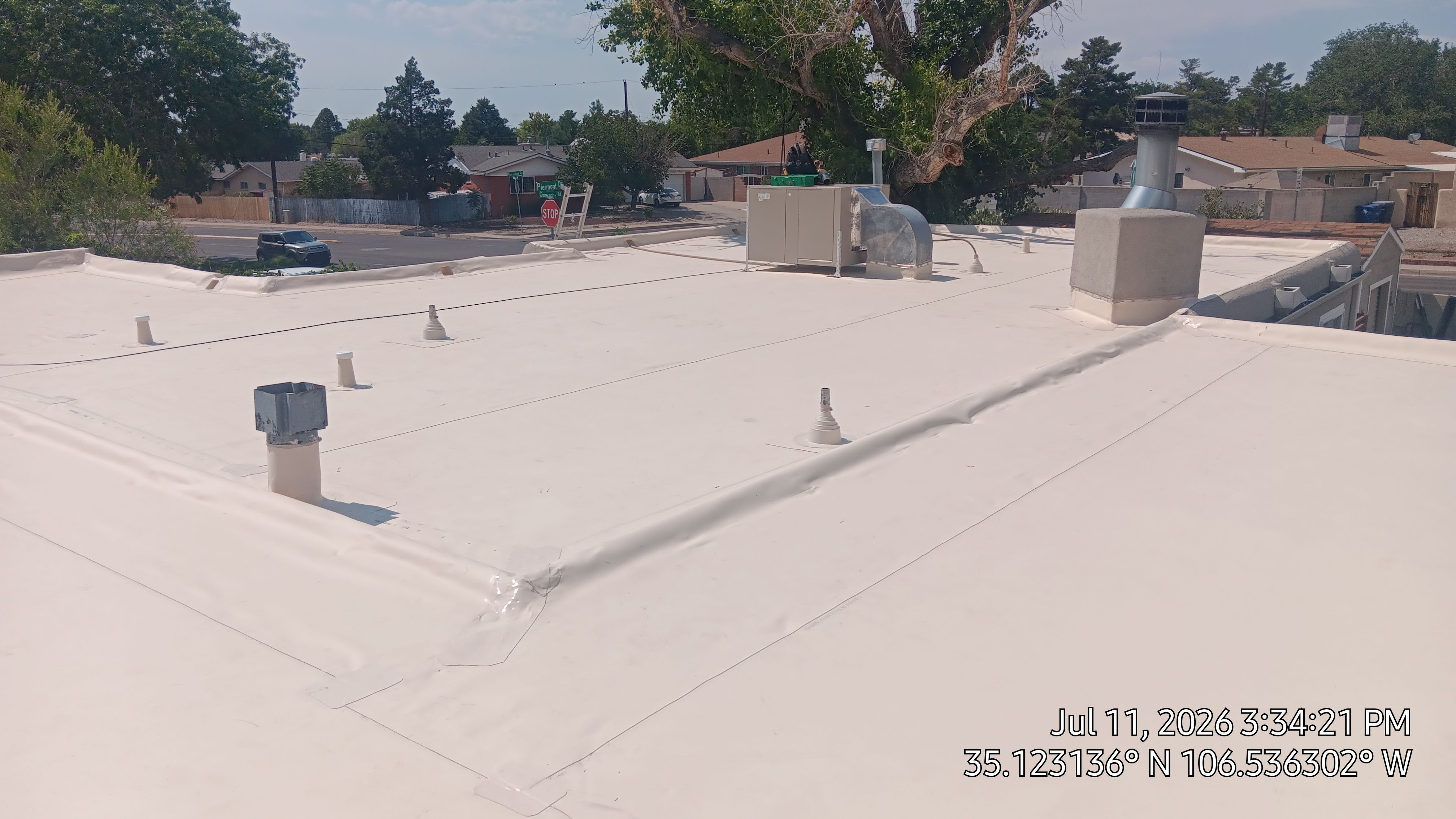 Albuquerque Tar and gravel replaced with Slope and TPO Membrane System by Doyle Roof Masters Inc