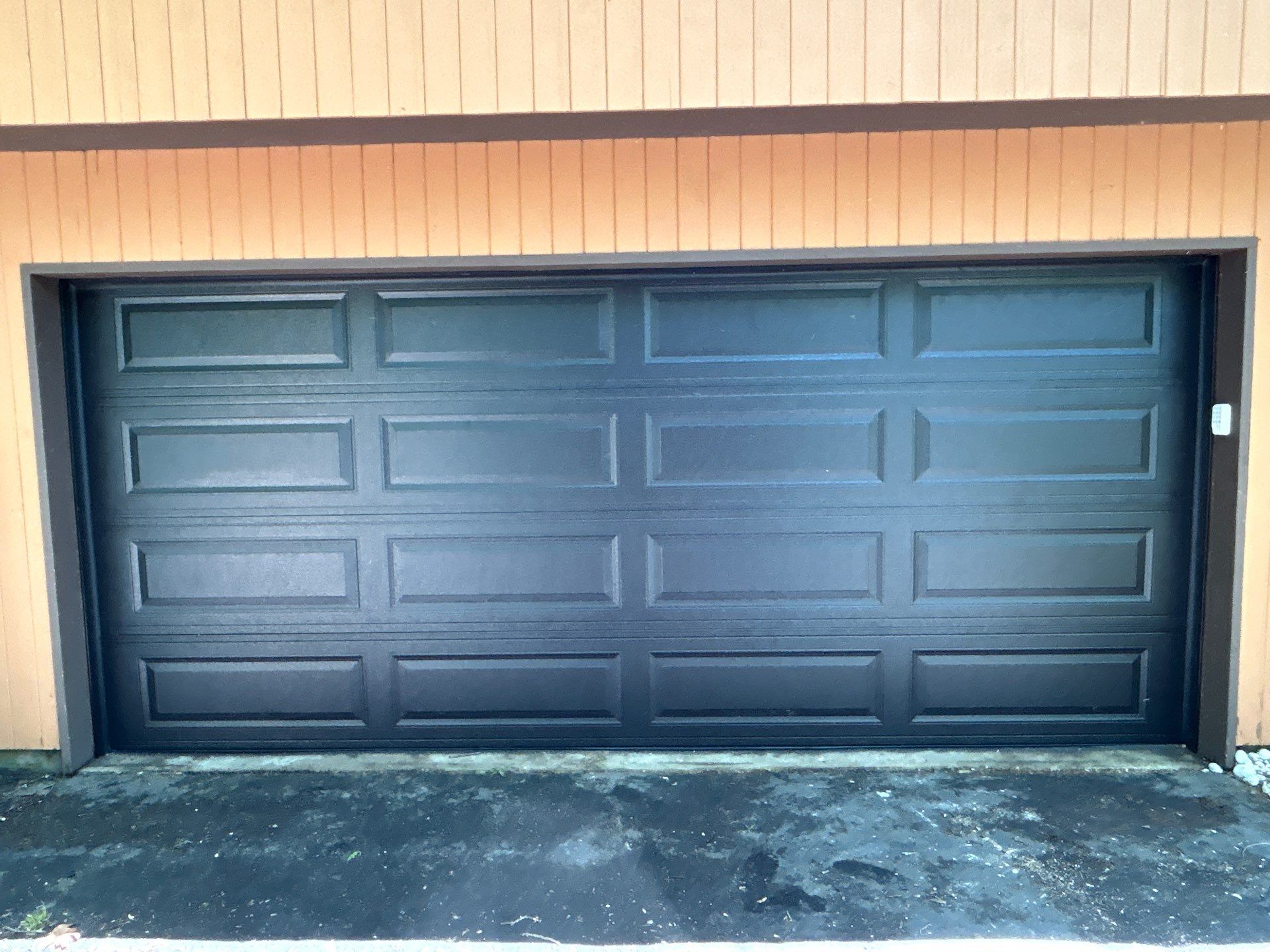 Double-Car Garage Door Replacement by DiGiorgi Roofing and Siding Inc