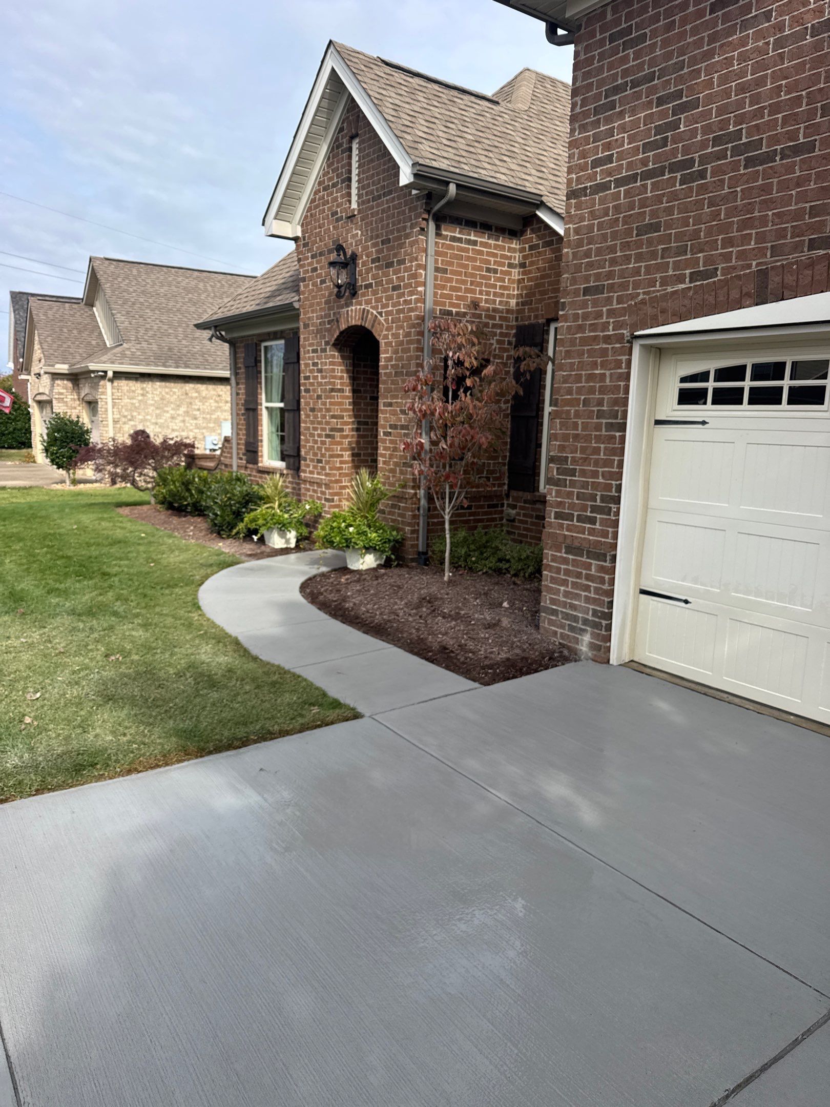 Project in Thompson's Station by Craftman Concrete