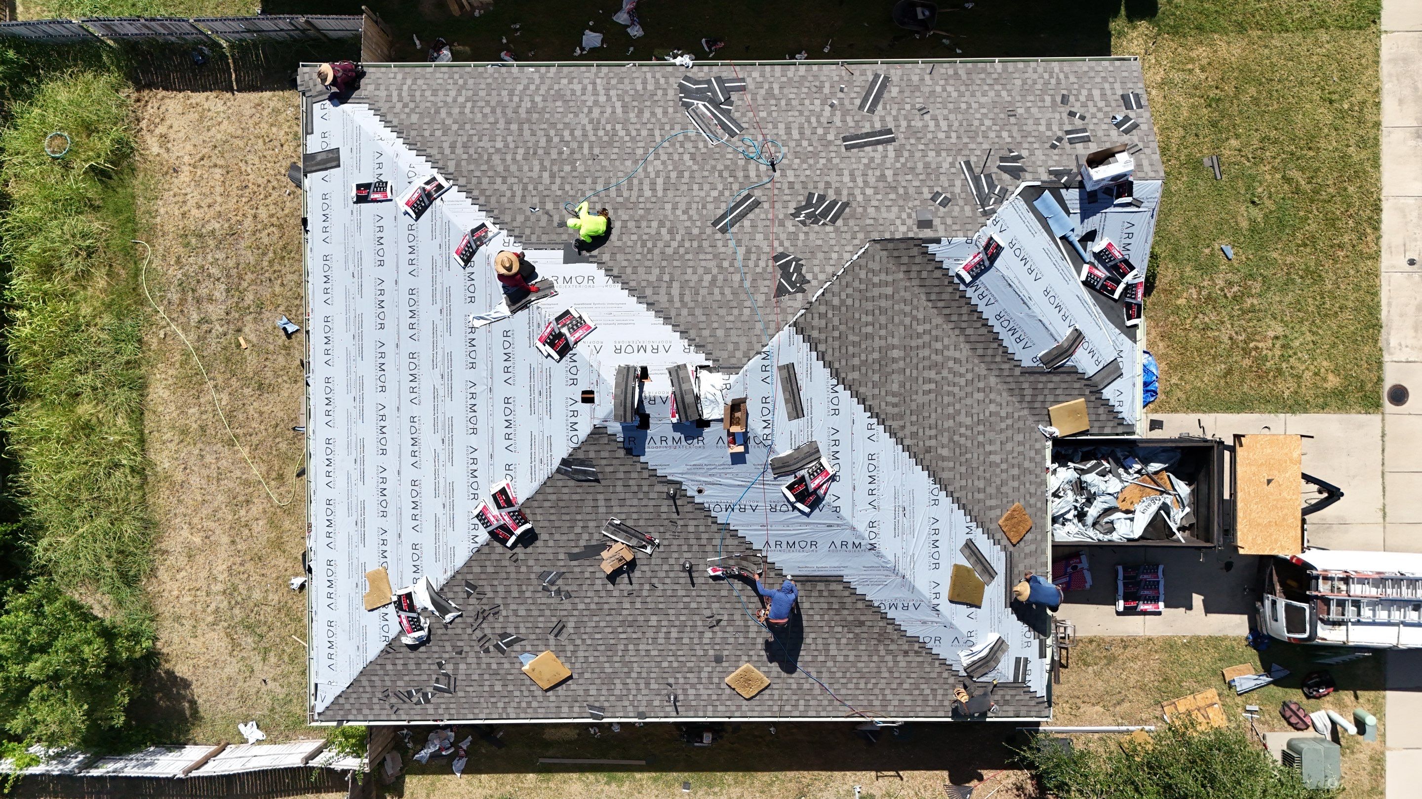 Full Roof Replacement and Ventilation Upgrade in Grand Prairie by Armor Roofing | Exteriors