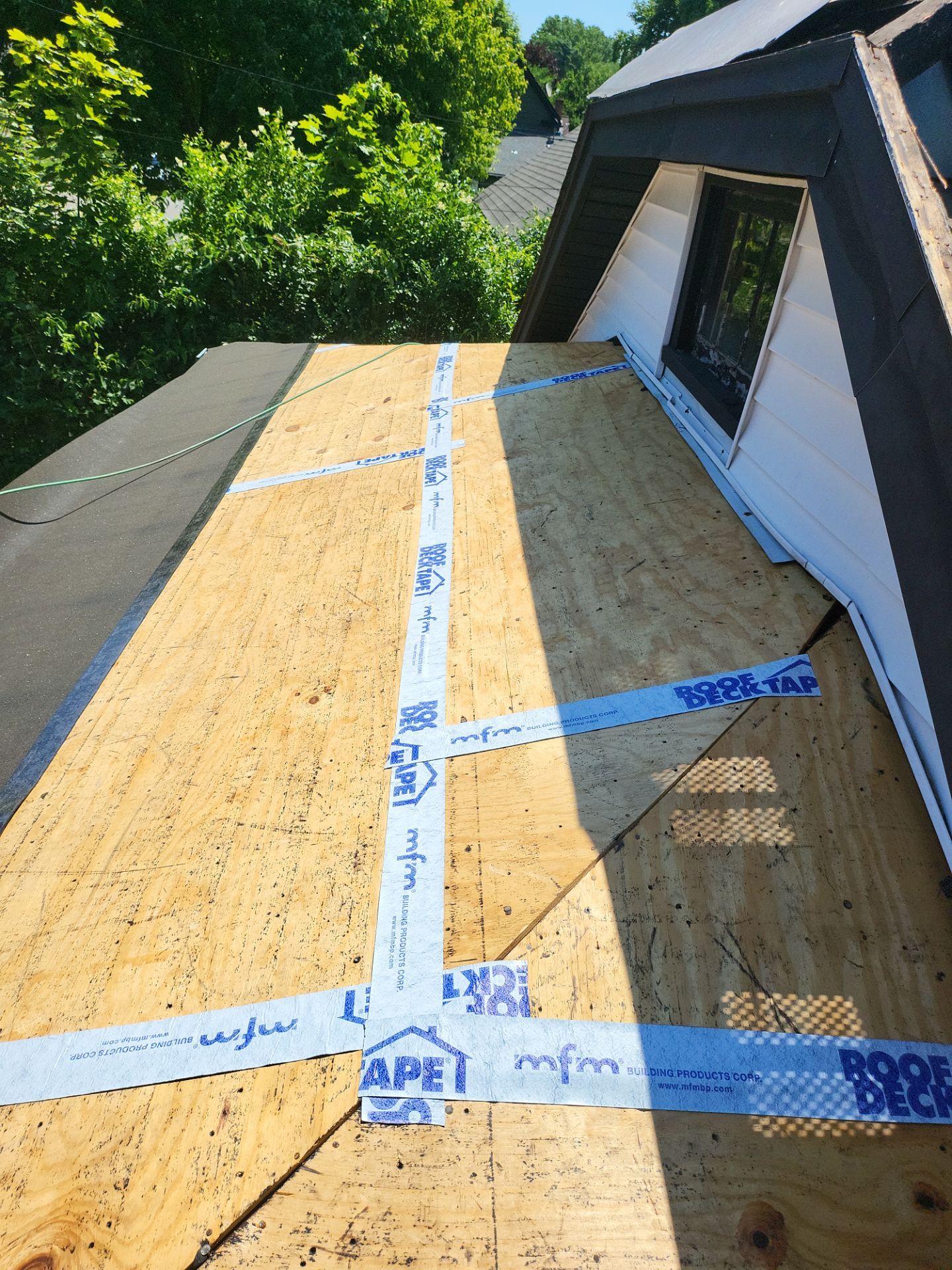 Residential Roofing Installation using Owens Corning TruDefinition Duration AR - Slatestone Gray by A Plus Exterior