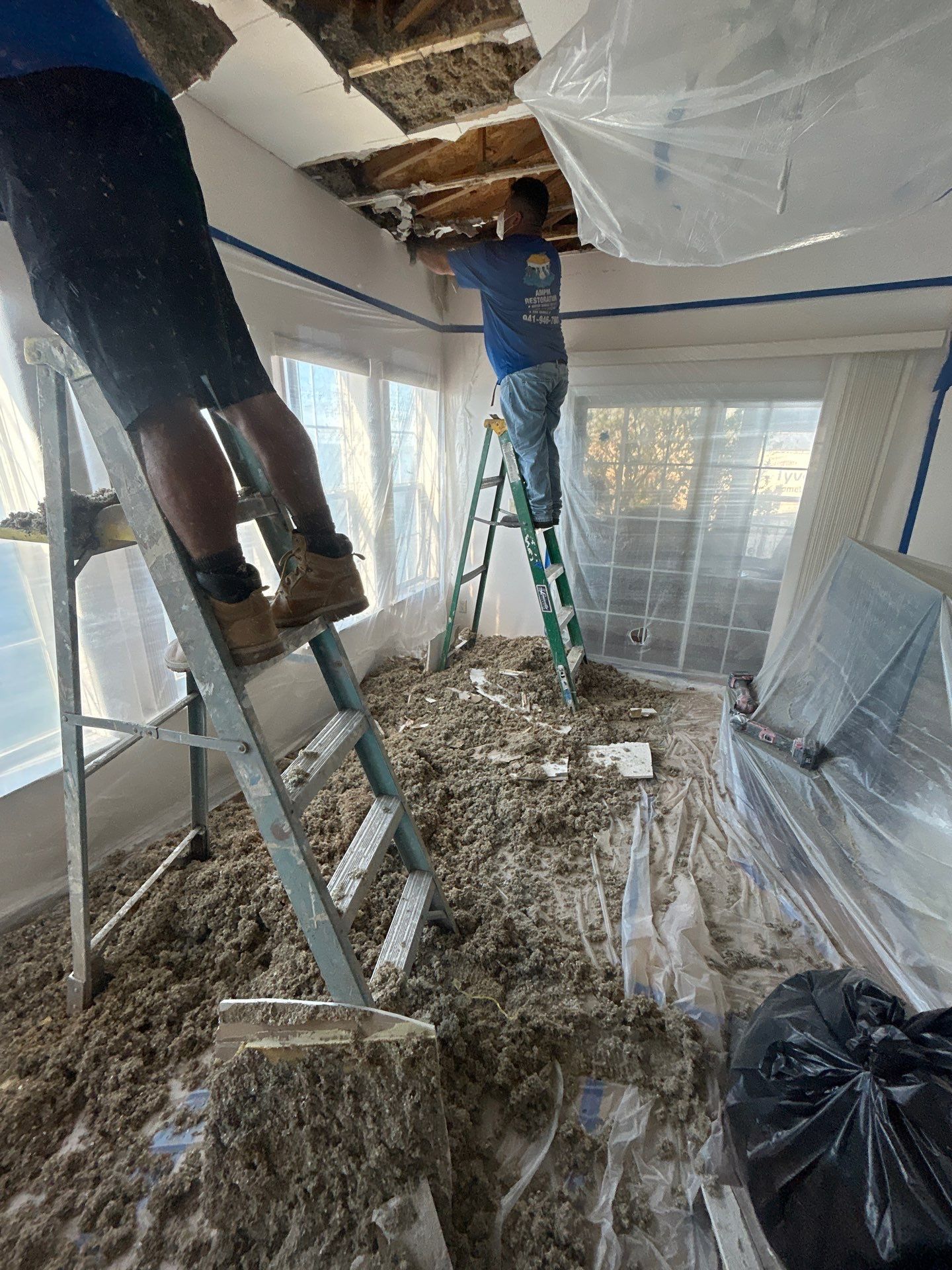 Storm Water Damage by Ampm Restoration Services