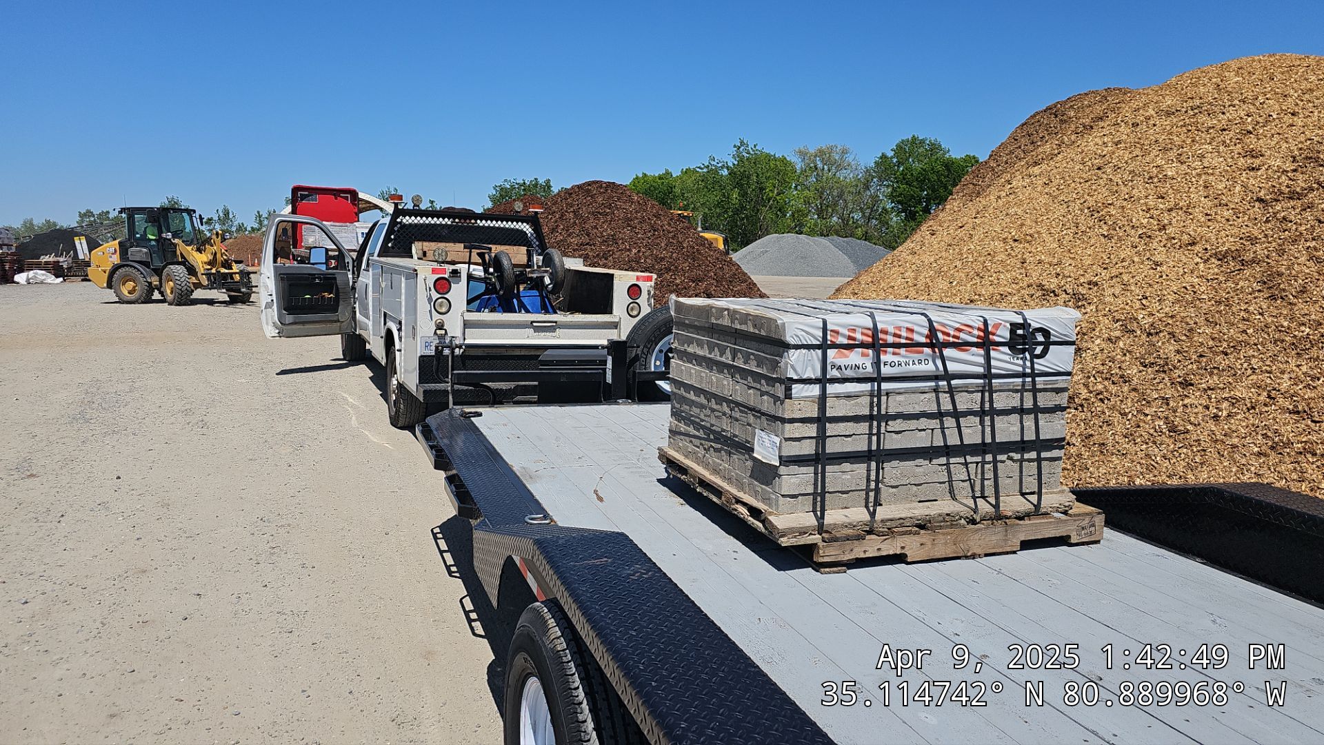 Patio Installation using Stone Pavers by Carolina-Metro Landscape, Inc