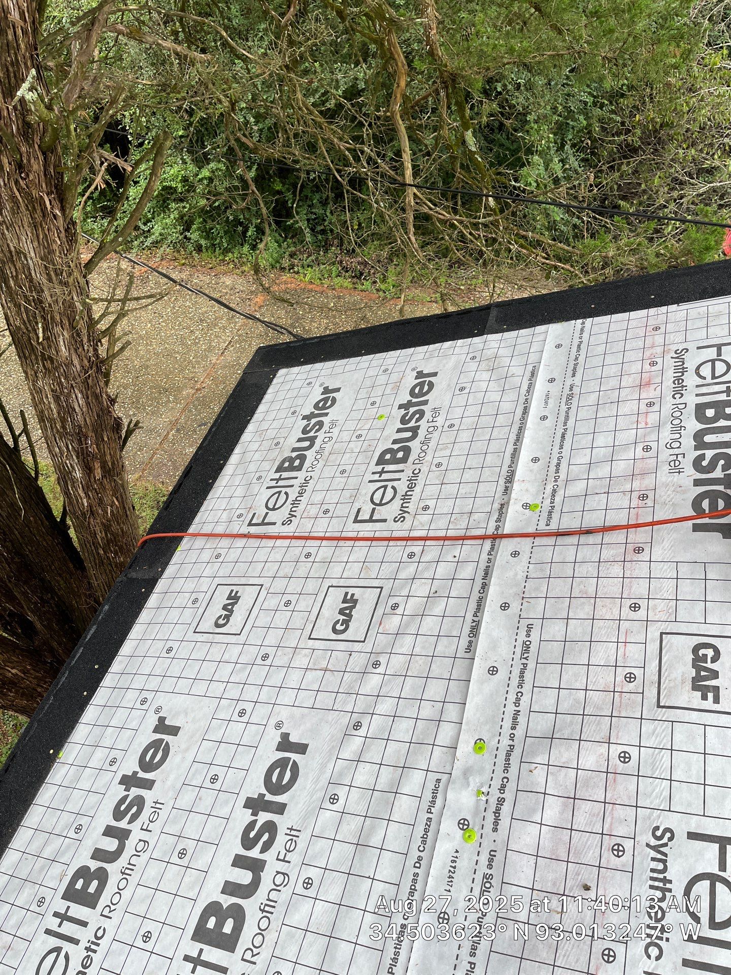 GAF Timberline HDZ Roof Replacement on Brick Home in Hot Springs by Temple Roofing and Exteriors