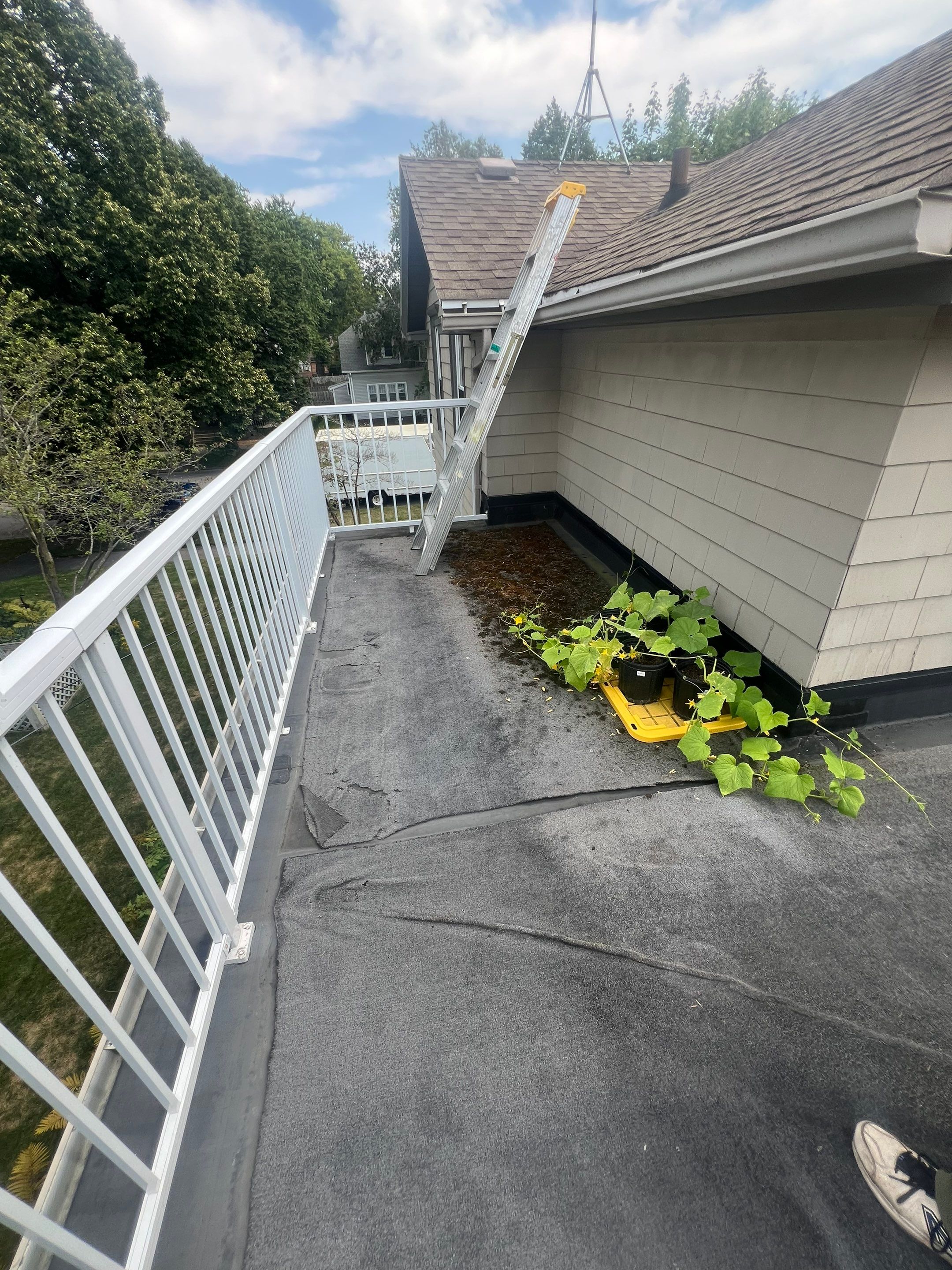 Residential Roofing Installation using GAF HDZ shingles by Gellings Roofing and Siding LLC