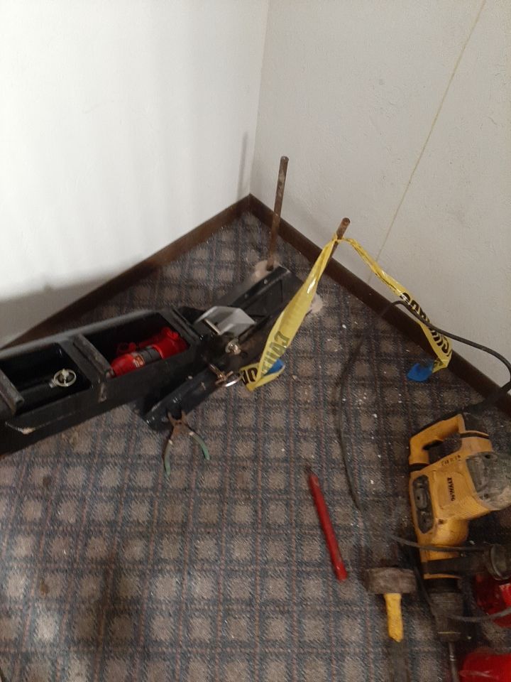 Exterior Deep Waterproofing System with Wall Push Back and Steel Beams Reinforcement by Toledo Basement Repair
