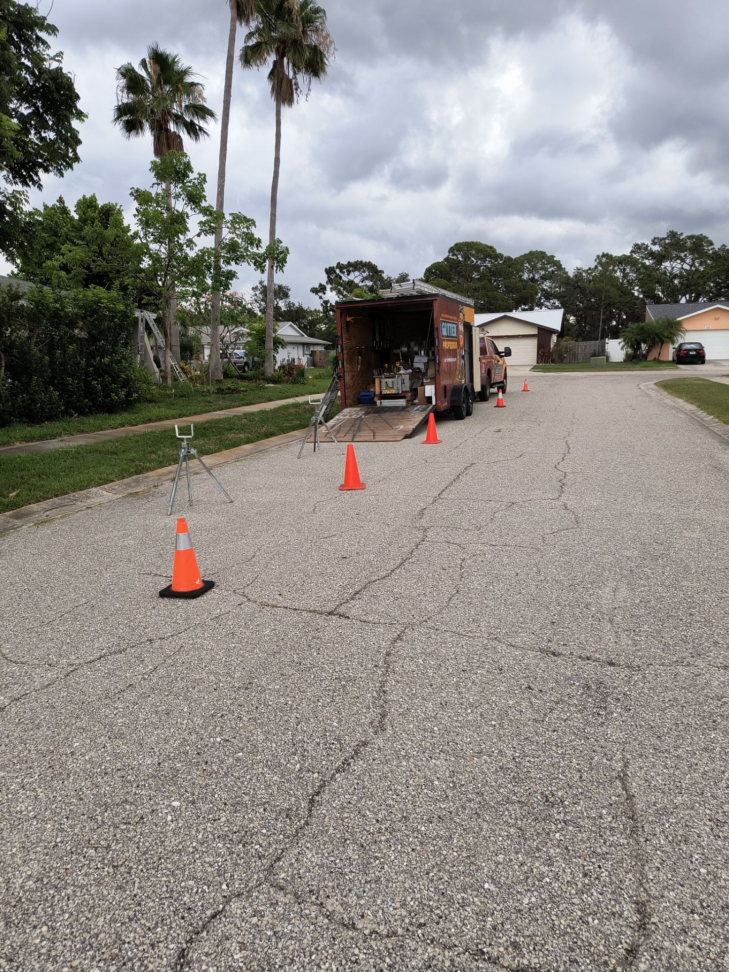 White 6-Inch Seamless Gutters in Sarasota FL by Gutter Professors