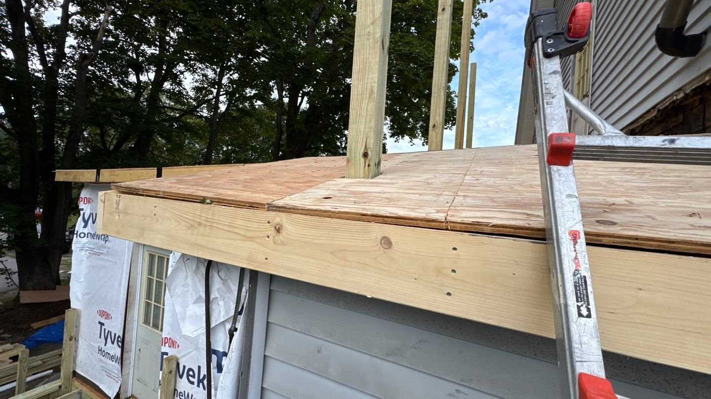 EPDM Flat Roof Installation with ISO Board on Existing Structure by Sensible Home Solutions