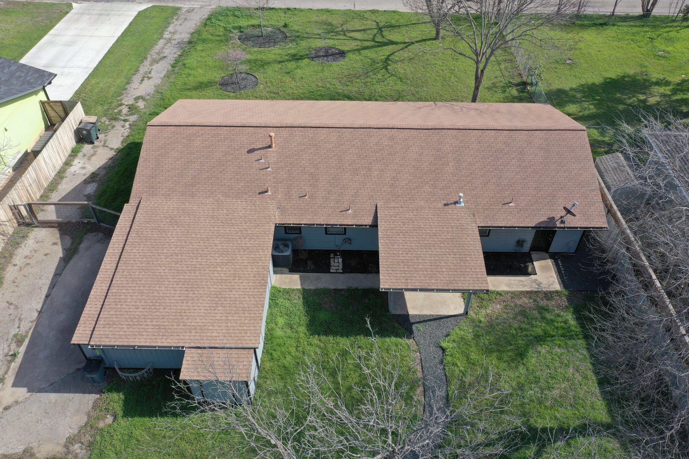 Residential Roof Replacement using GAF - HDZ - Charcoal by Action Exteriors Austin