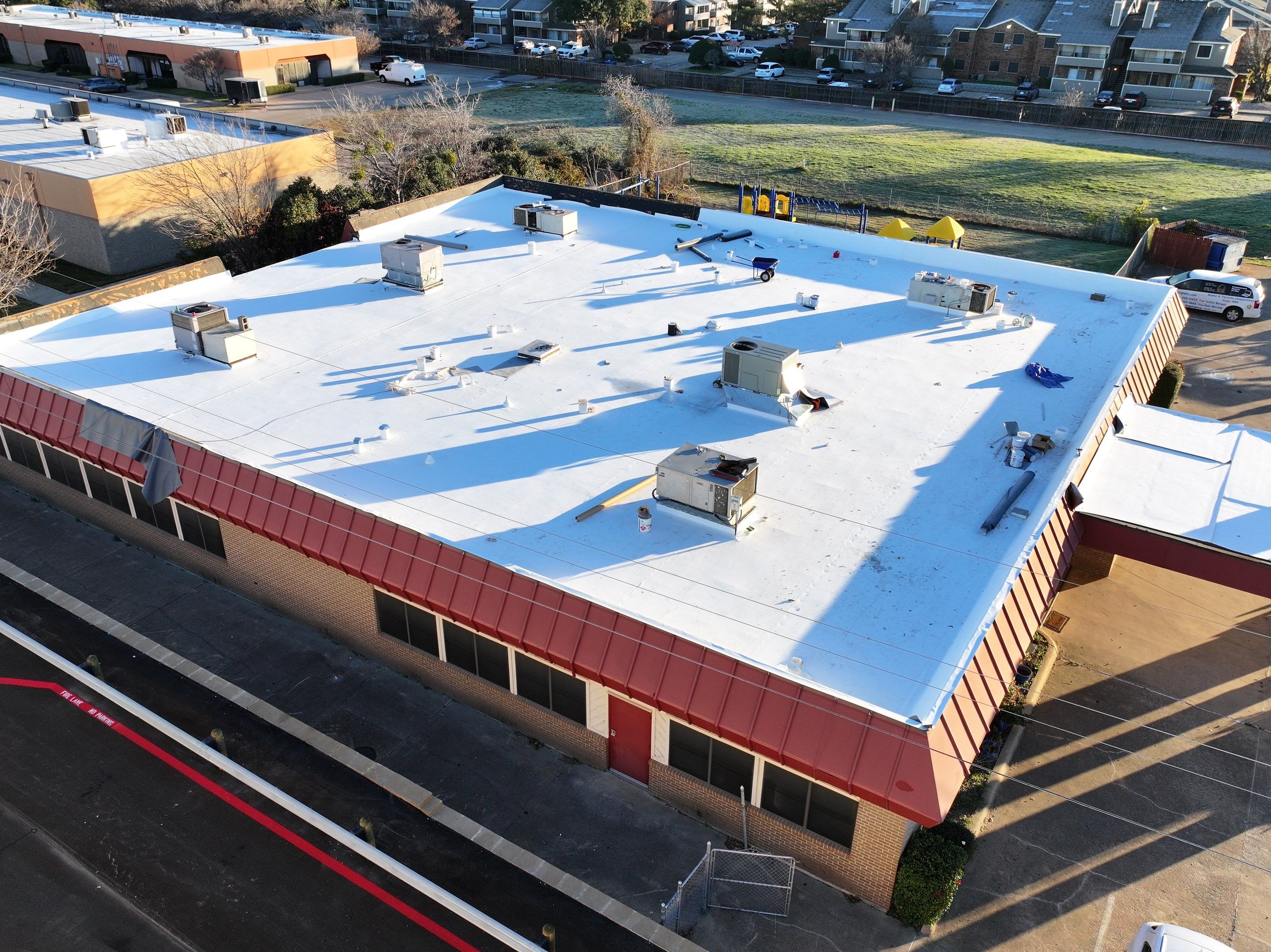 Commercial Roofing Installation using GAF Evergaurd TPO 60 Mil by Becker Roofing and Exteriors