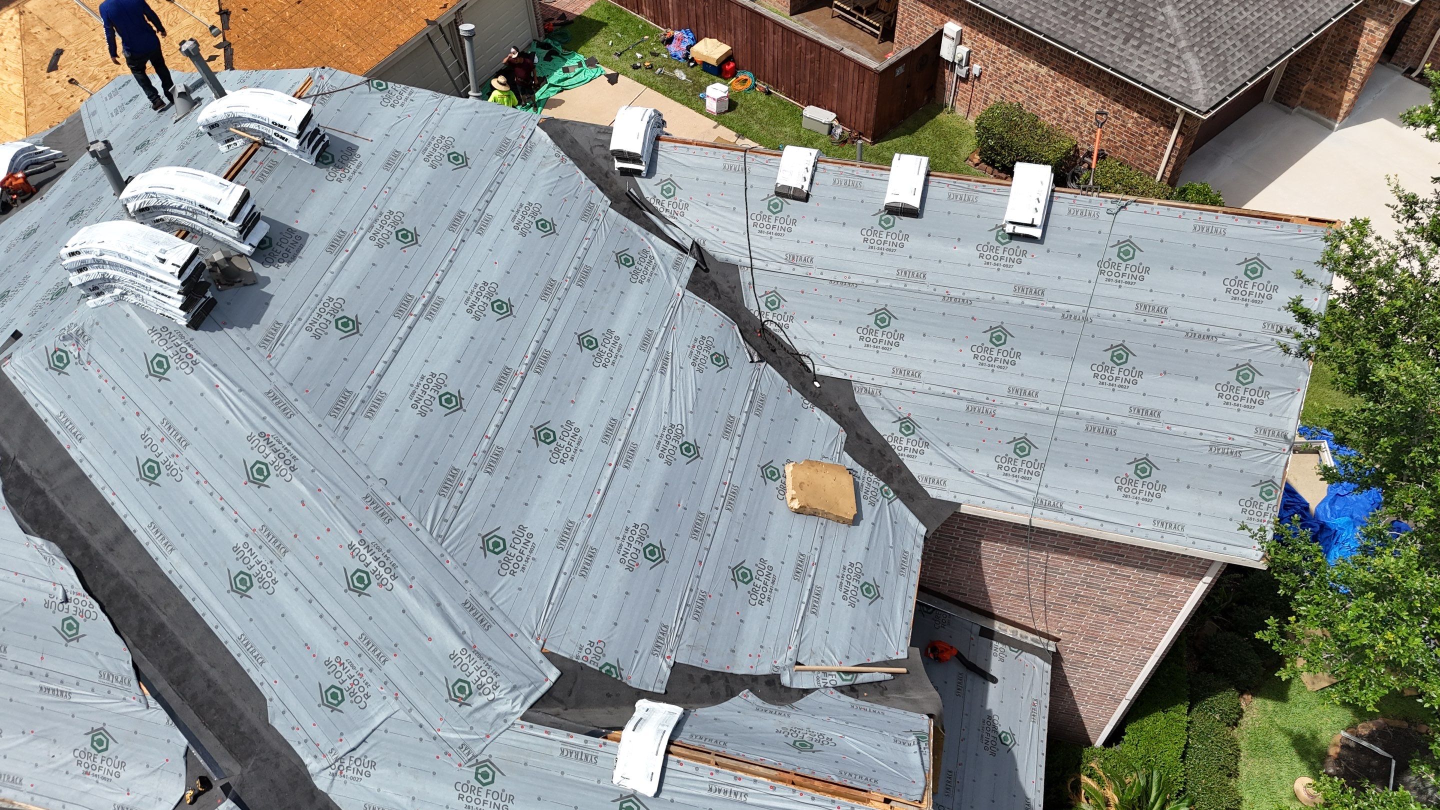 Residential Roofing Installation using IKO Nordic in Cypress by Core Four Roofing