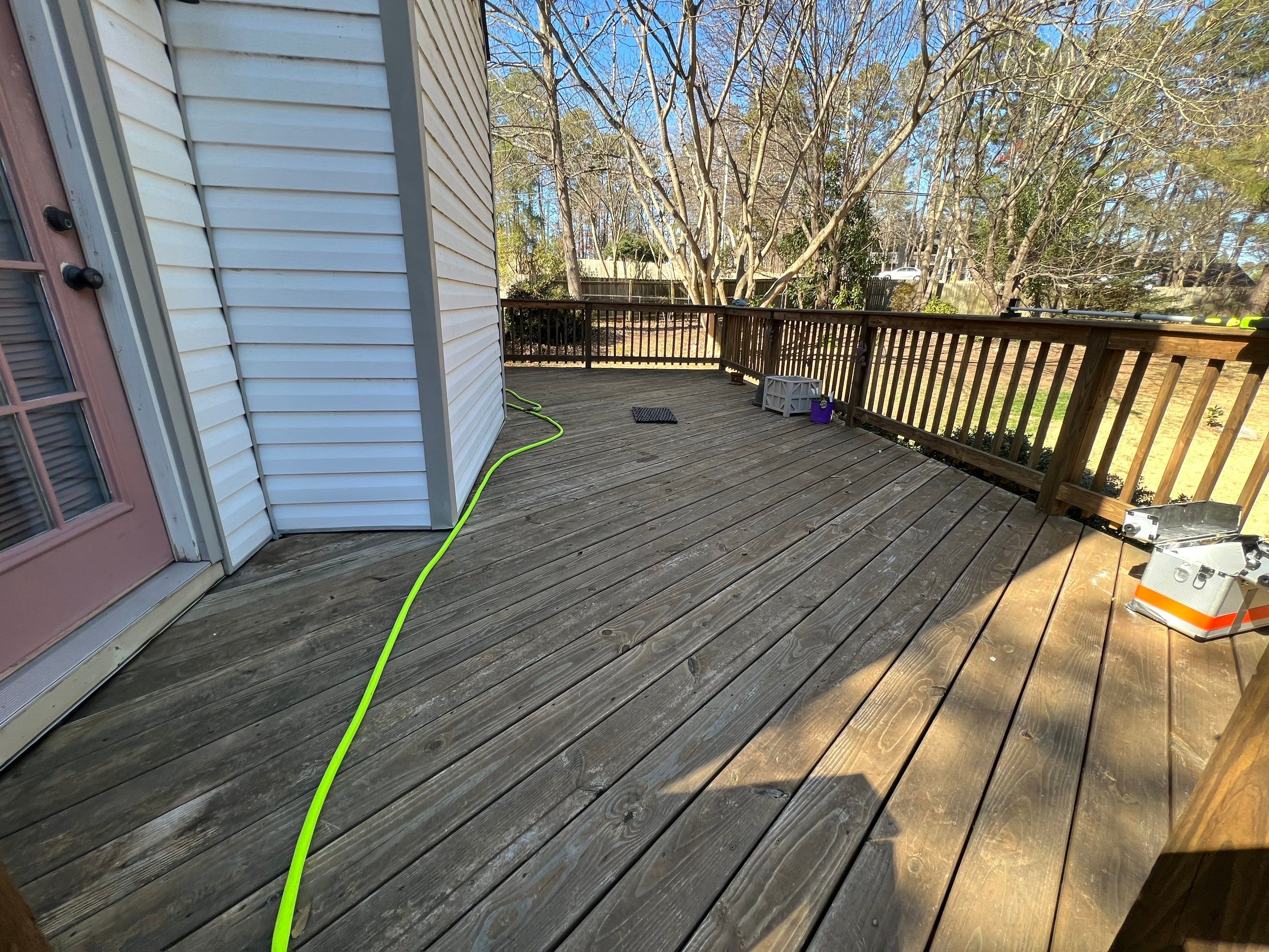 Coated Deck using Wood Sealant by DuraSeal