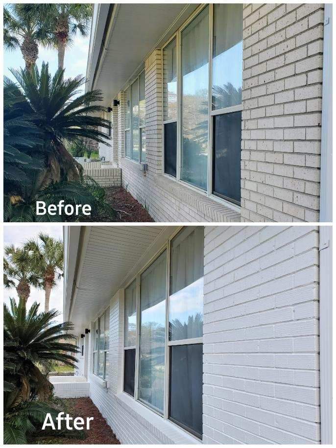 Exterior Brick Painting Service in Jacksonville FL 32217 by A New Leaf Painting, LLC