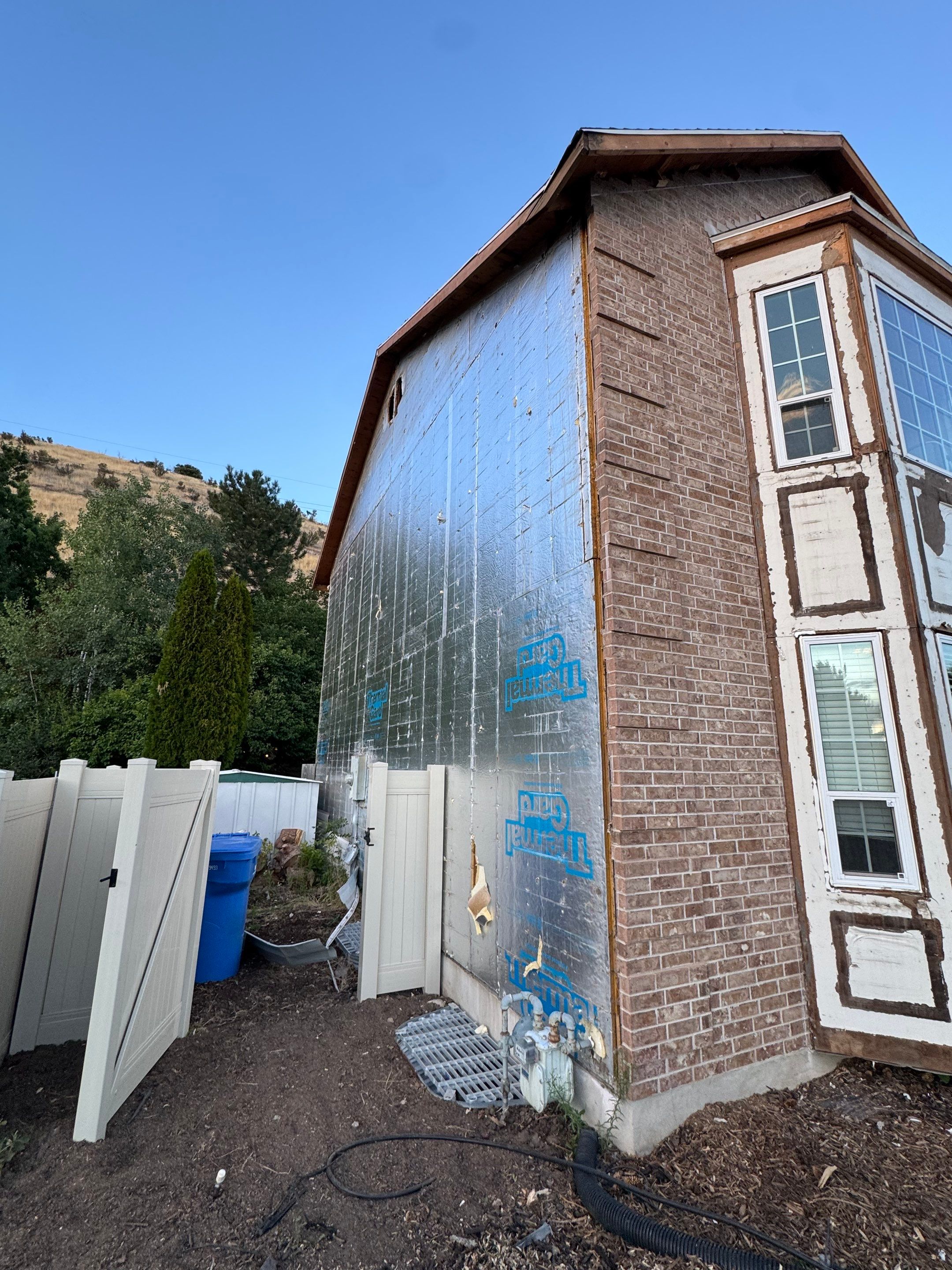 American Fork | Custom Hardie Smooth Siding | Dove Wing & White Dove by Ideal Siding Utah