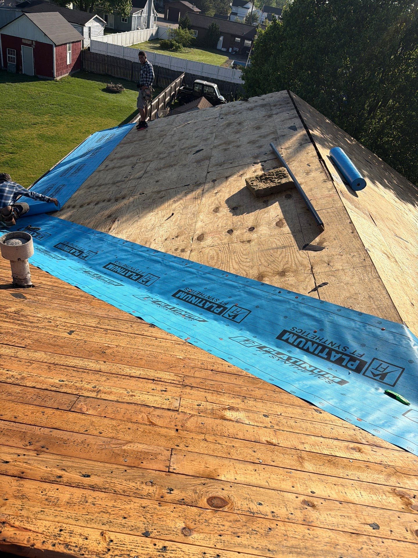 Residential Roofing Installation using Metal by Rainstoppers Roofing