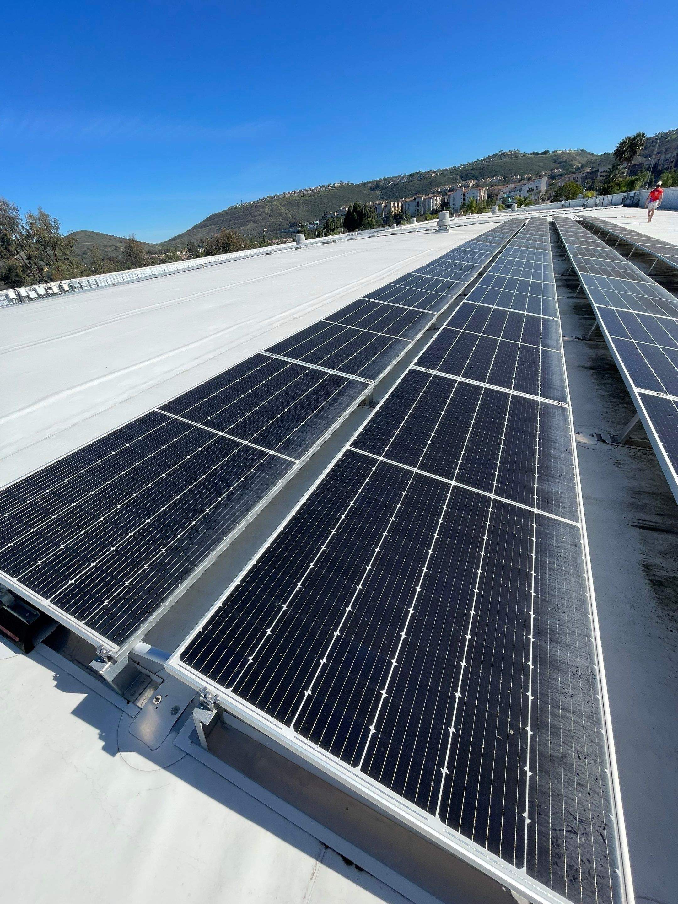 Commercial Solar Panel Cleaning by Palm Coast Solar Cleaning