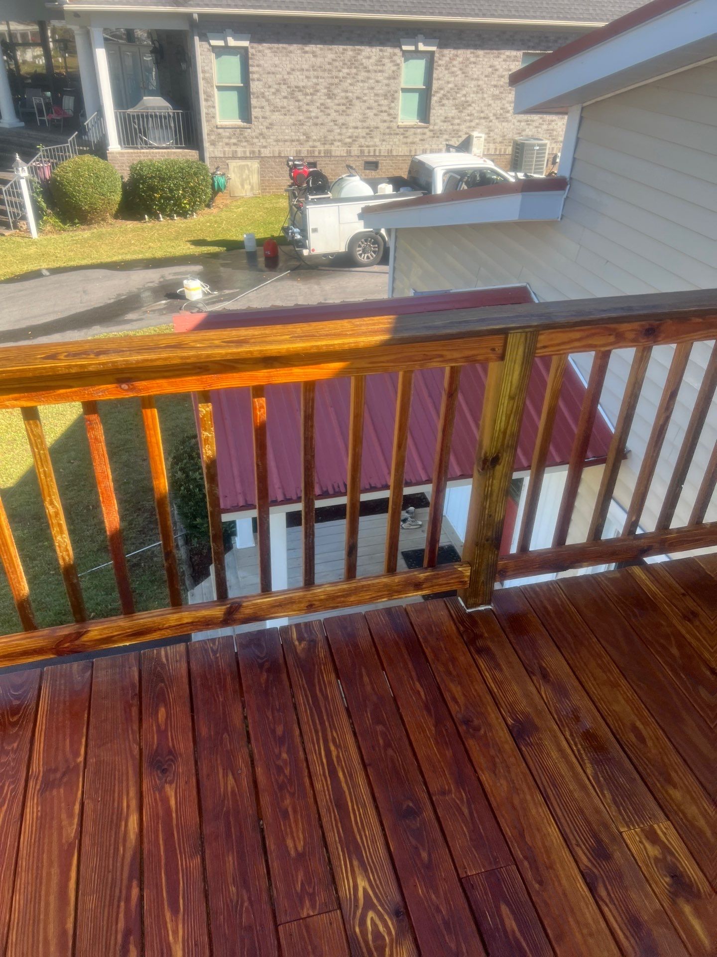 Weathered Deck using Wood Sealant by DuraSeal