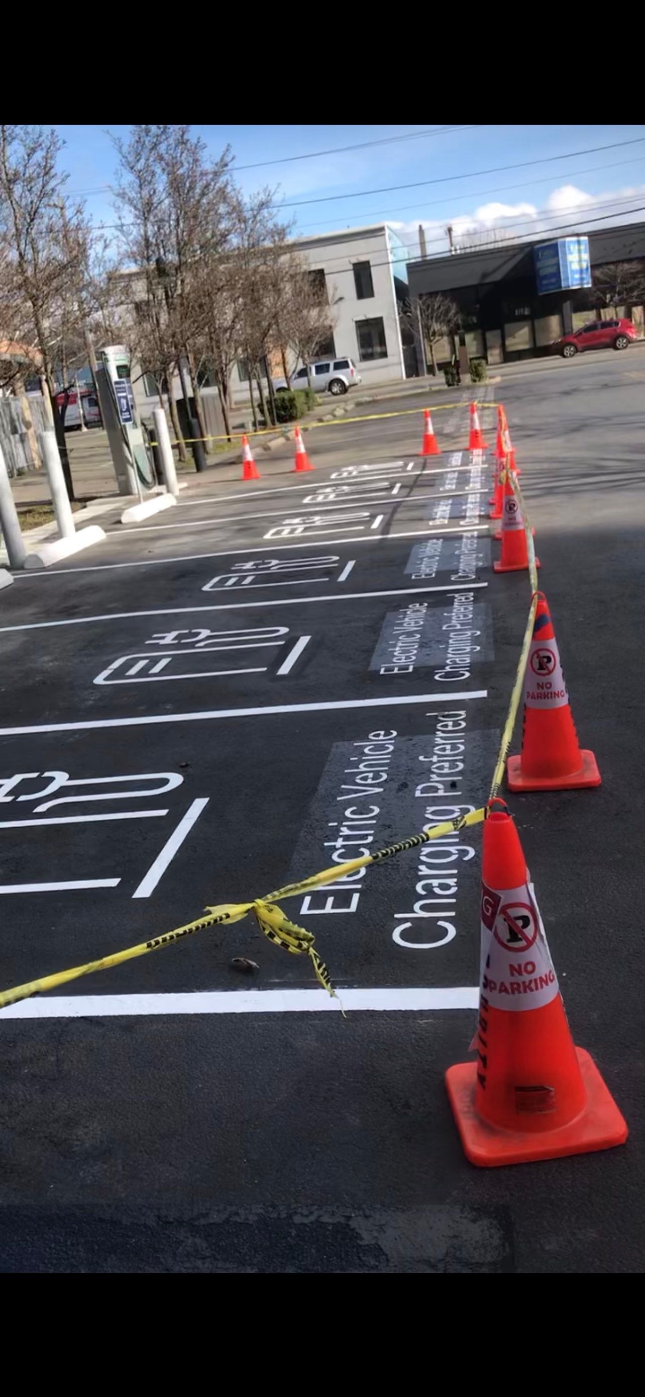 Faith Technologies | Striping by Jireh Asphalt & Concrete Inc 